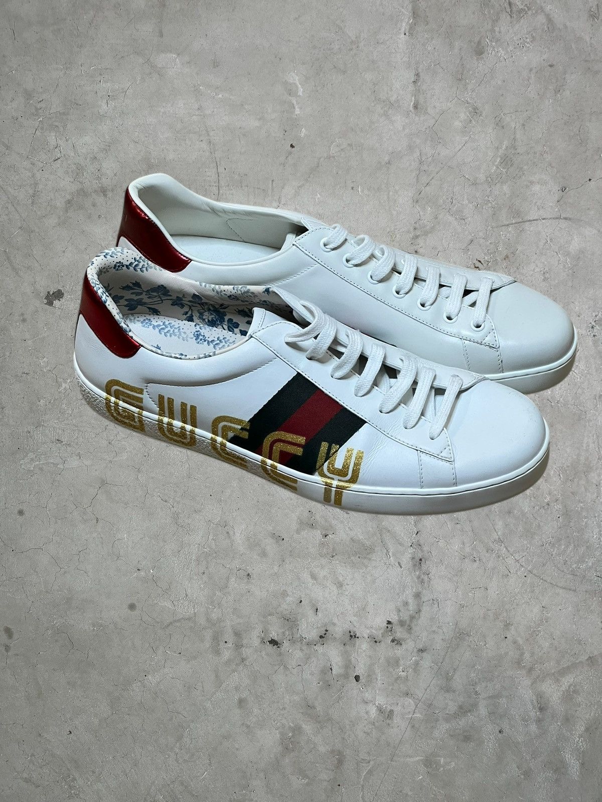 Gucci Gucci Mismatch Leather Sneakers Size US 12 / EU 45 - 1 Thumbnail