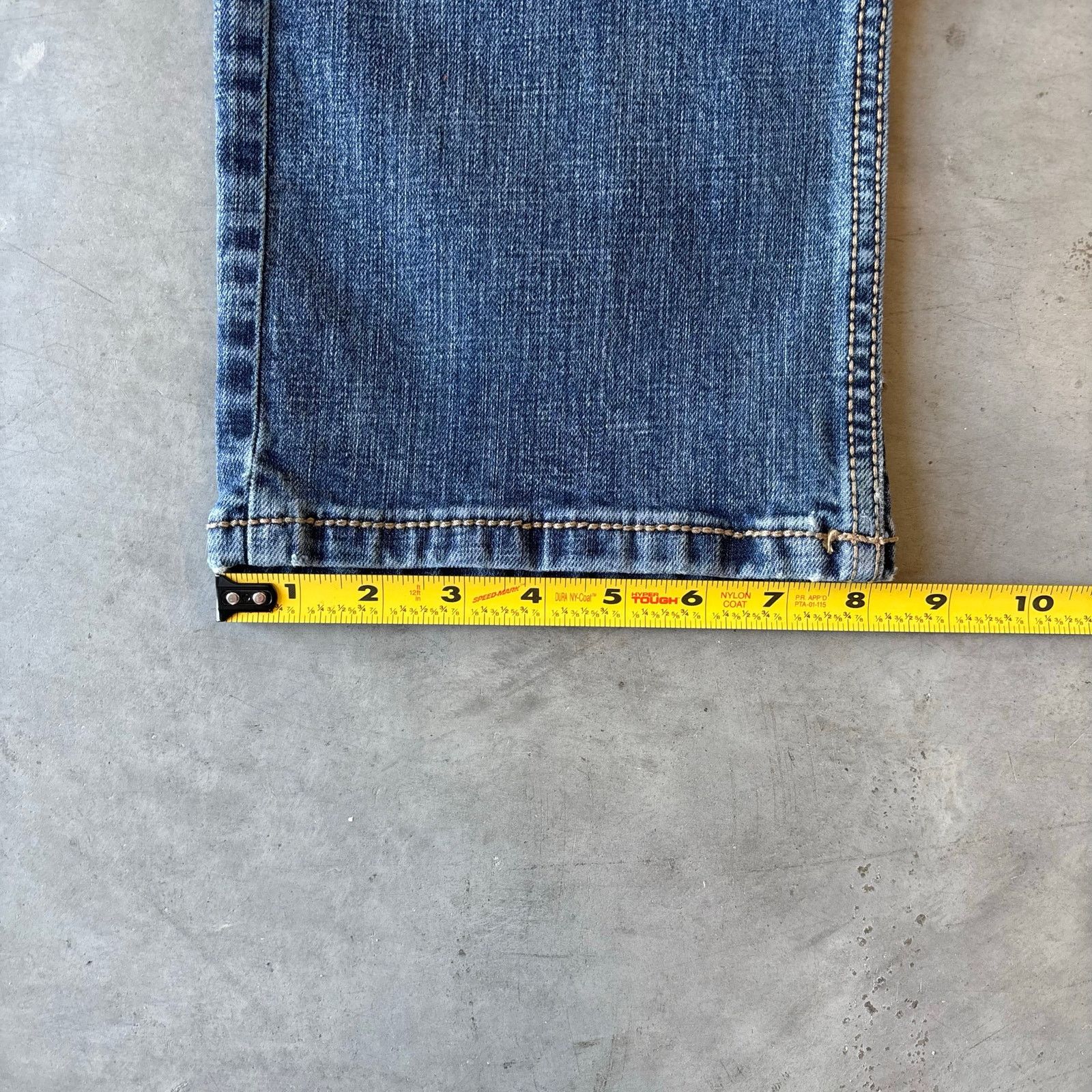 Wrangler y2k vintage faded washed slim bootcut jeans Size US 30 / EU 46 - 4 Thumbnail