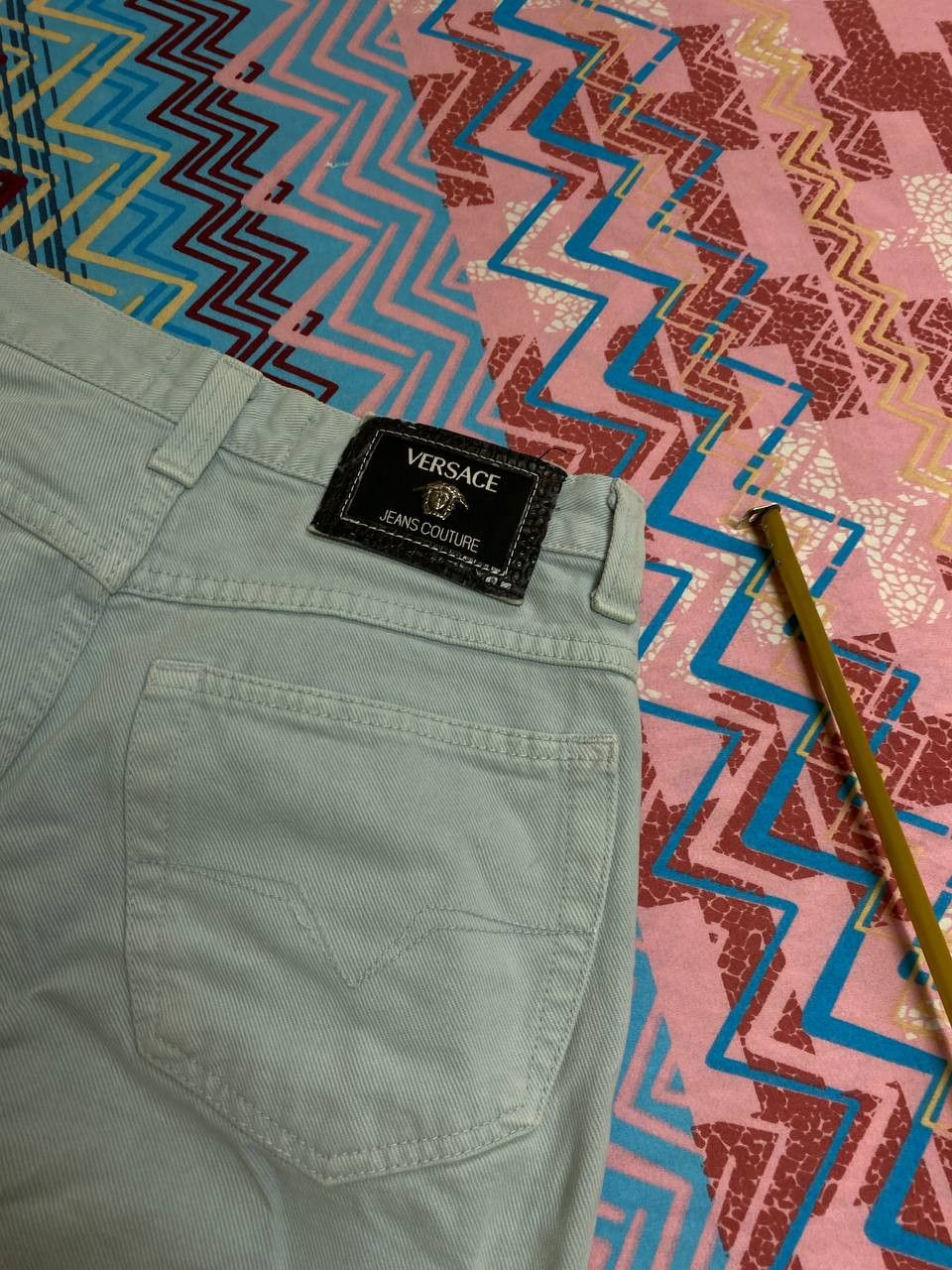 Versace × Versace Jeans Couture × Vintage Versace Jeans Couture Vintage Y2k Denim Pants womens Size 29" - 21 Thumbnail