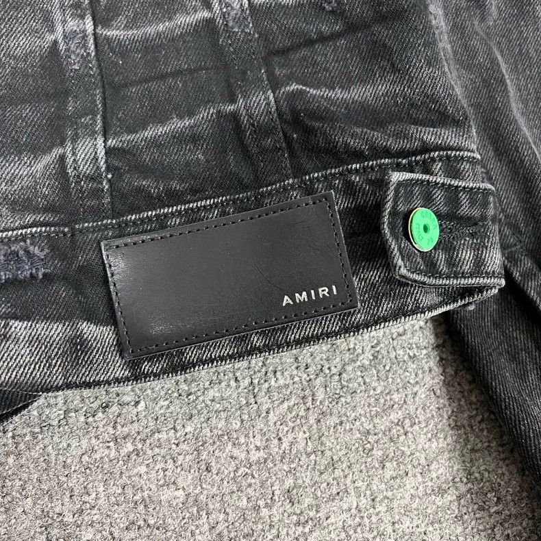 Amiri Amiri Flower Patch Denim Jacket Size S-2506 Size S / US 4 / IT 40 - 6 Thumbnail