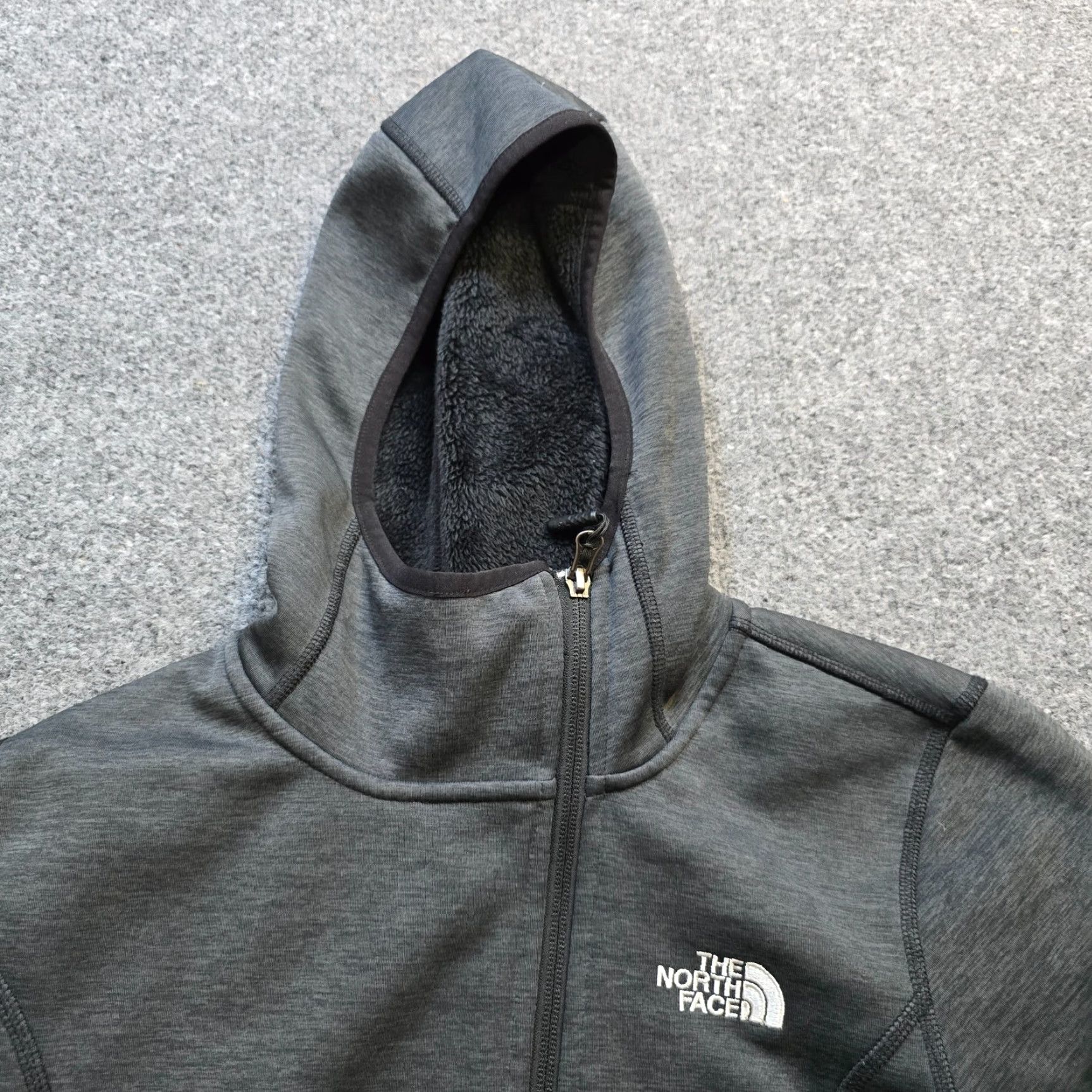 The North Face The North Face Jacket Womens Size Small Gray Raschel Fleece Lined Hoodie Size S / US 4 / IT 40 - 2 Thumbnail