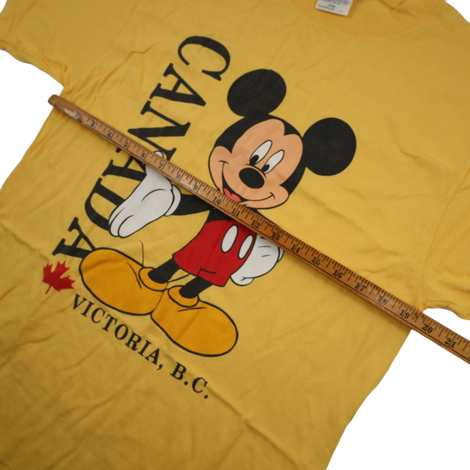 Disney × Vintage Vintage Disney Mickey Mouse Canada Graphic T Shirt Size US L / EU 52-54 / 3 - 6 Thumbnail