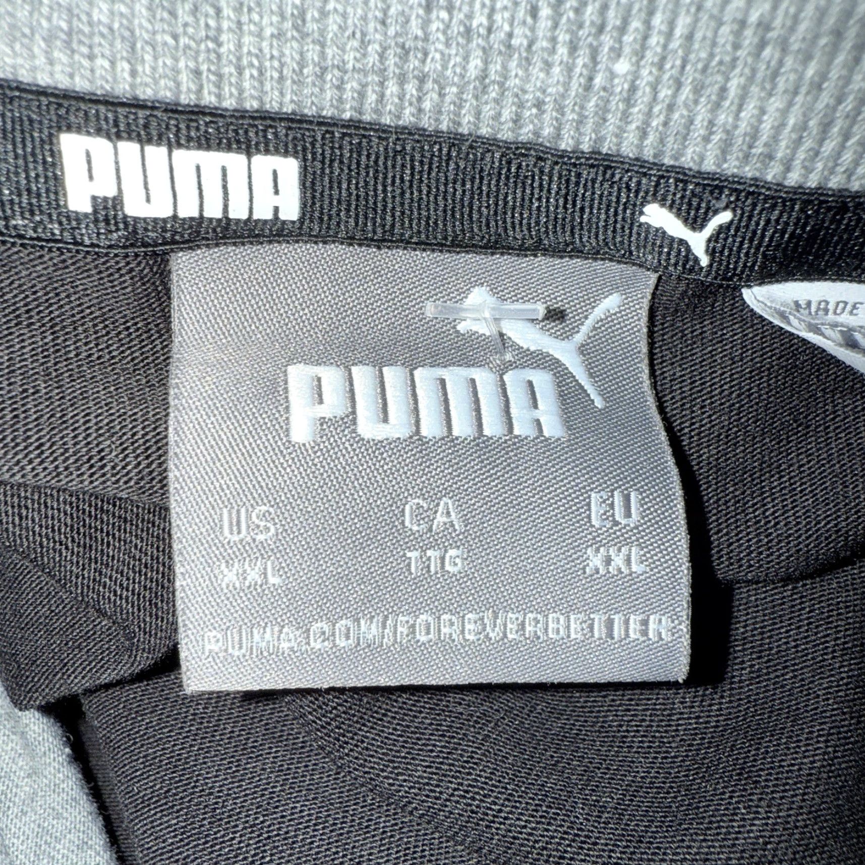 Puma VINTAGE Puma Polo Shirt Men XXL Black Casual 100% Cotton Size US XXL / EU 58 / 5 - 4 Thumbnail
