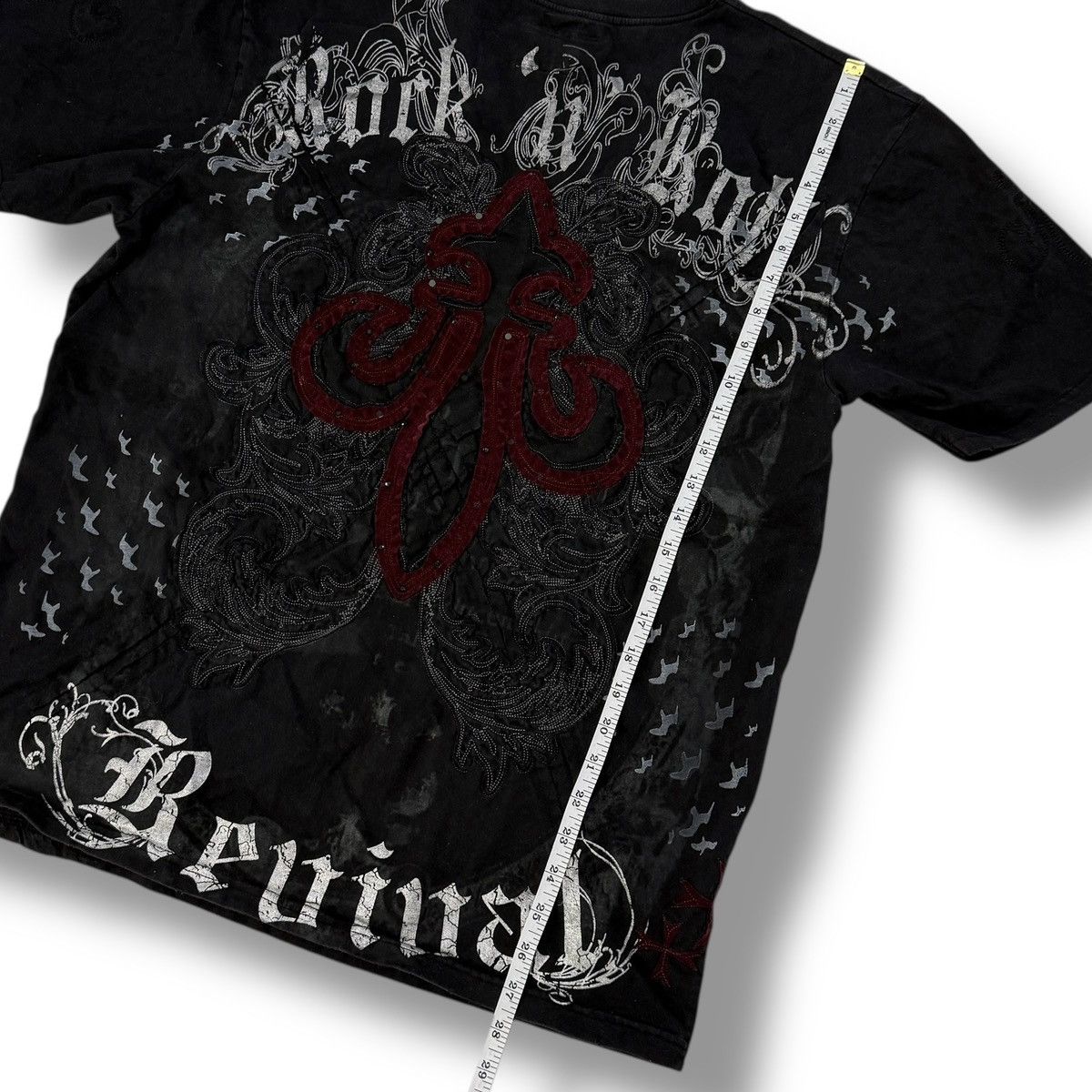 Vintage J Steger Y2K Distress Rock N Roll Revival Affliction Size US XXL / EU 58 / 5 - 4 Thumbnail
