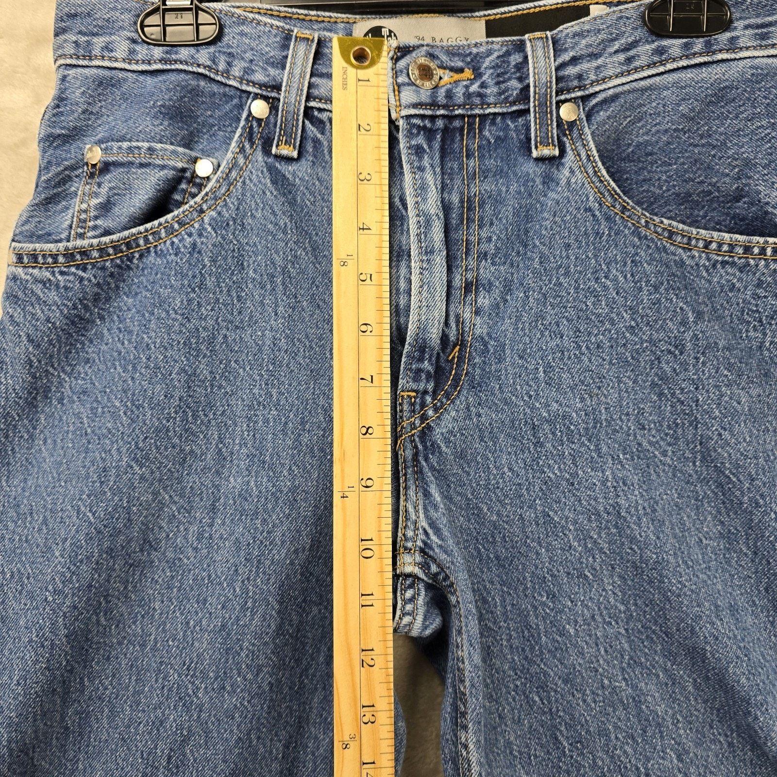 Levi's Levis Silvertab 94 Baggy Jeans Mens 28x29 Blue Denim Y2K Size US 28 / EU 44 - 15 Thumbnail