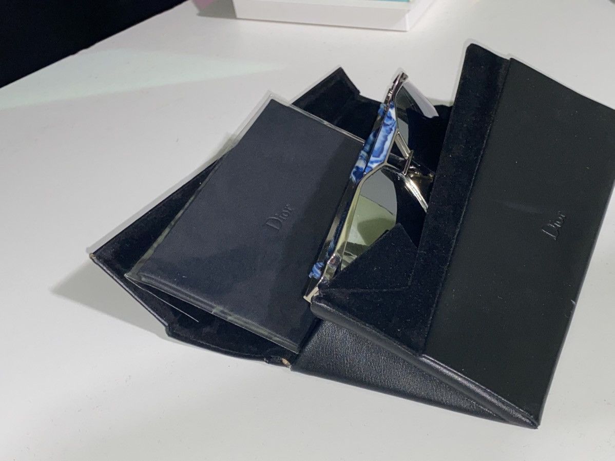 Dior DiorPsychoDelic Blue Marble mirror Sunglasses Size ONE SIZE - 7 Thumbnail