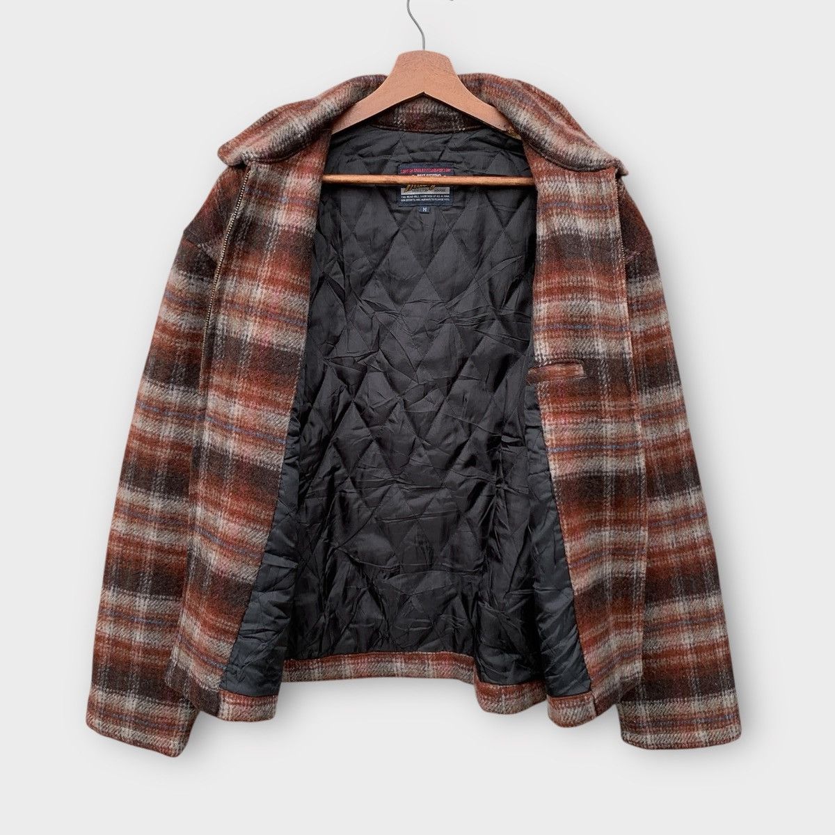 Vintage VINTAGE MAC EYE PLAID WOOL ZIPPER JACKET Size US M / EU 48-50 / 2 - 3 Thumbnail