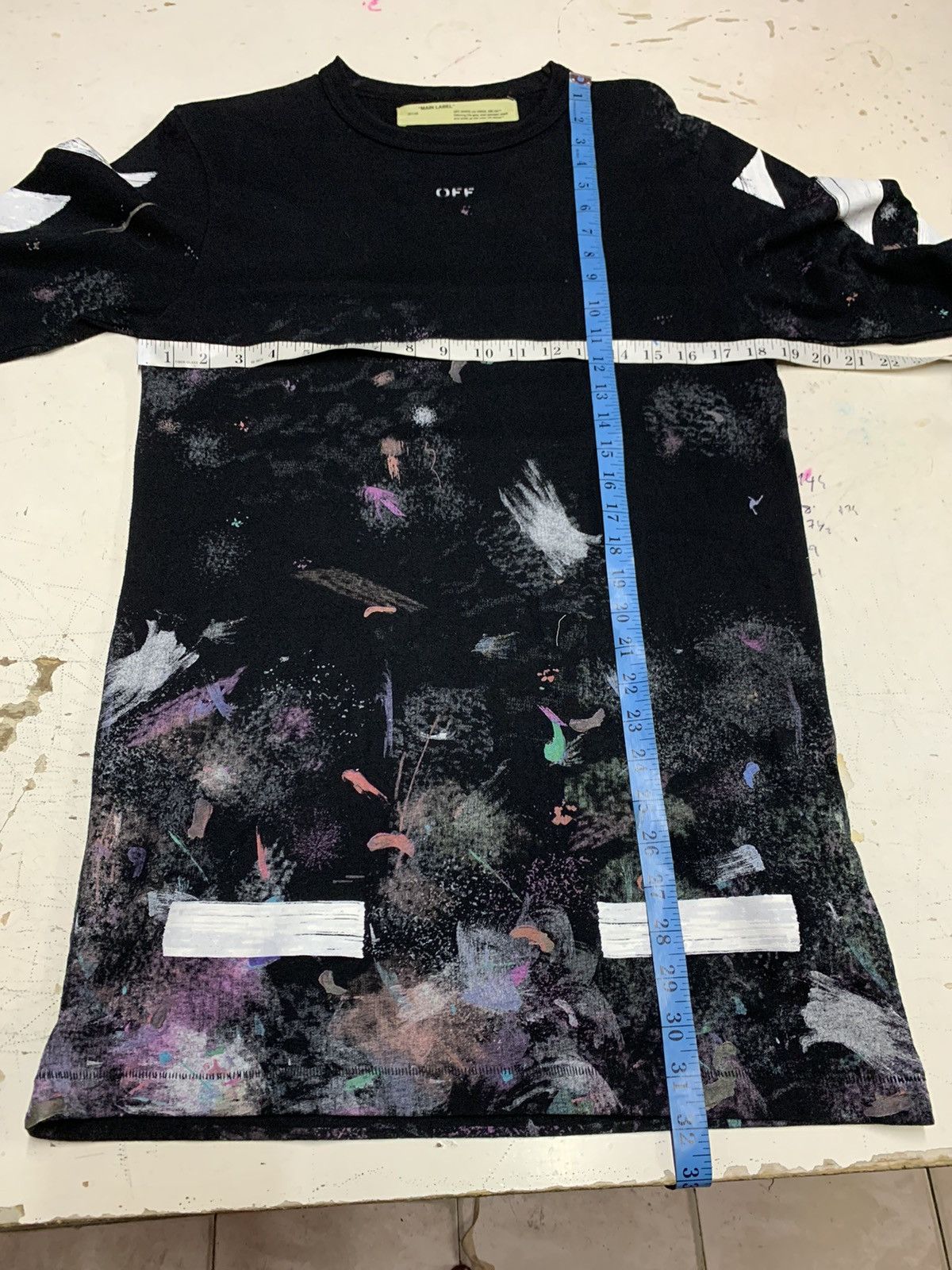 Off-White × Vintage Men’s off-white diag galaxy b long sleeve Size US S / EU 44-46 / 1 - 18 Thumbnail