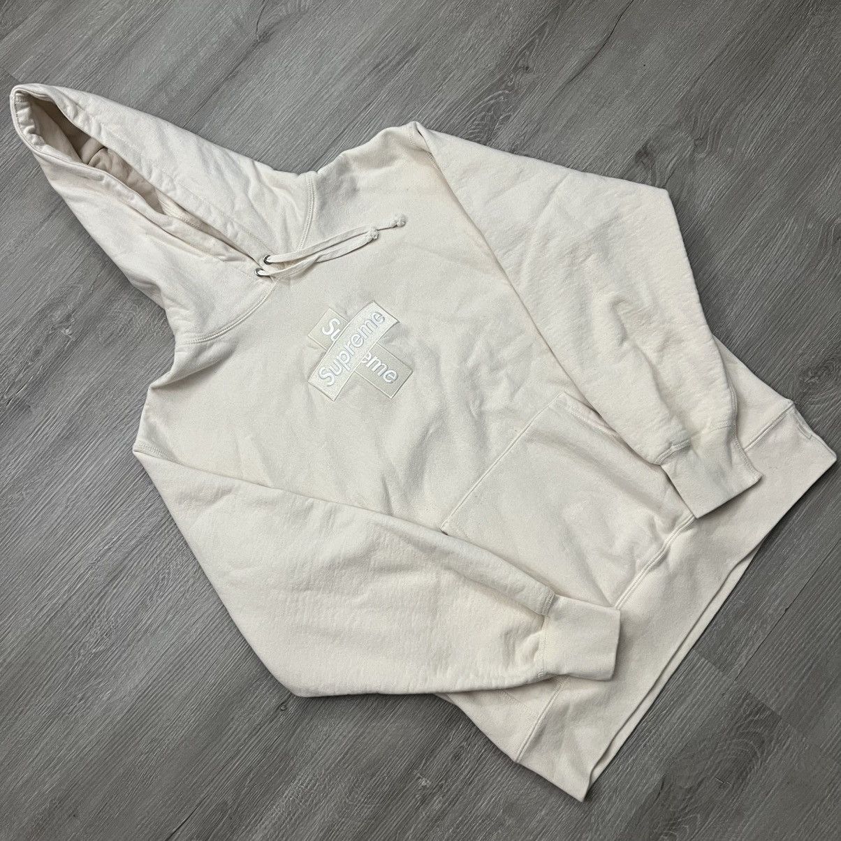 Supreme Supreme Cross Box Logo Hoodie FW18 Size US M / EU 48-50 / 2 - 1 Thumbnail