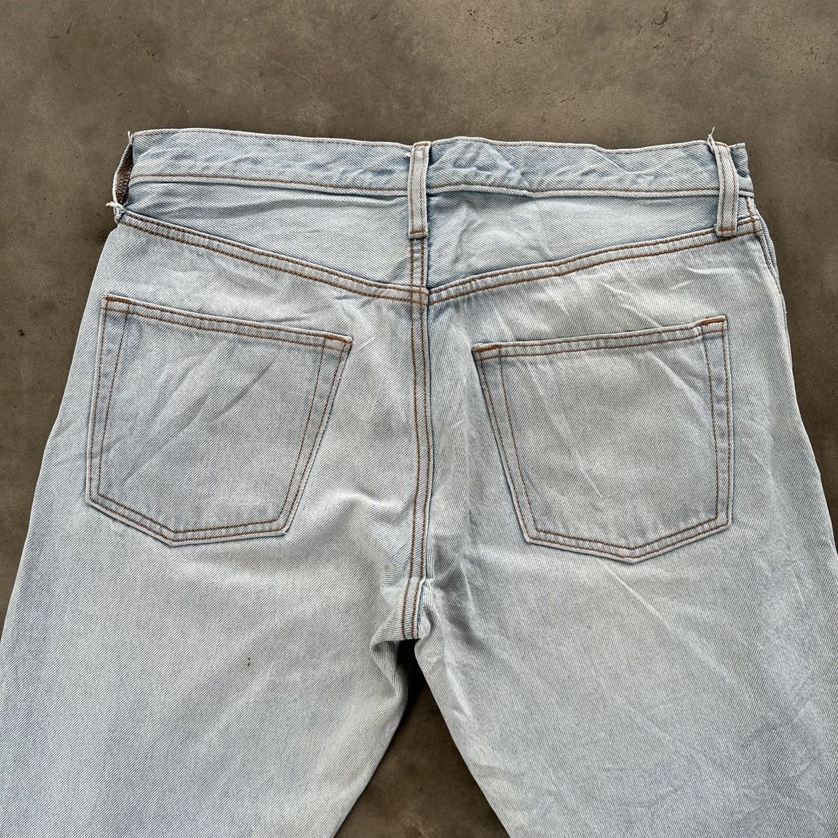 Japanese Brand × Jean × Vintage Vintage Japanese Lightwash Distressed Faded Denim Jean Pant Size US 34 / EU 50 - 12 Thumbnail