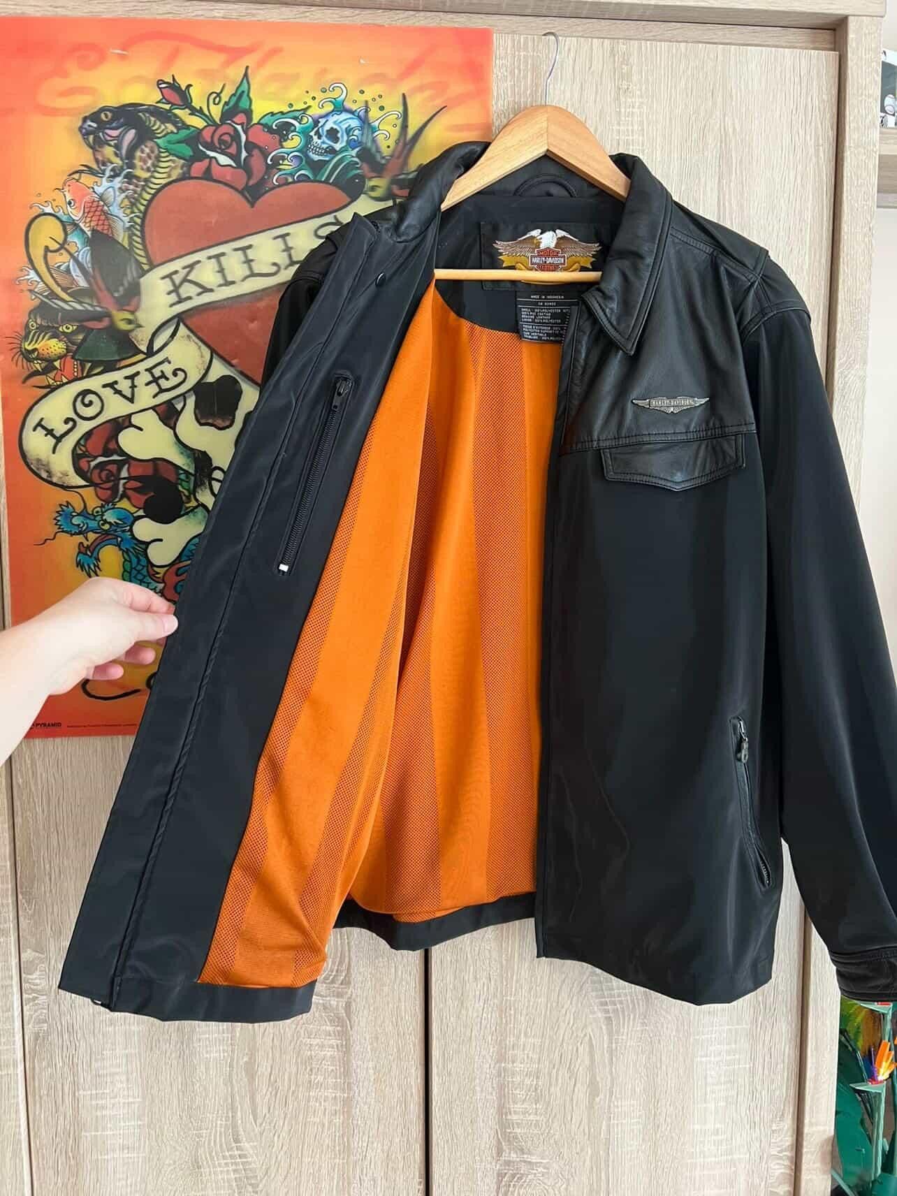Harley Davidson Harley Davidson Hybrid Jacket Genuine leather with PVC 💥🔥 Size US XL / EU 56 / 4 - 1 Thumbnail