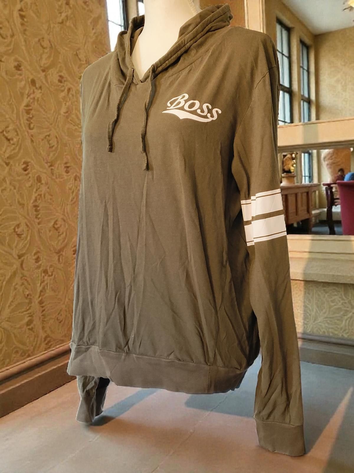 Kicks On Fire Boss Hoodie by On Fire - Women's Olive Green Hoodie Size XL Size XL / US 12-14 / IT 48-50 - 4 Thumbnail