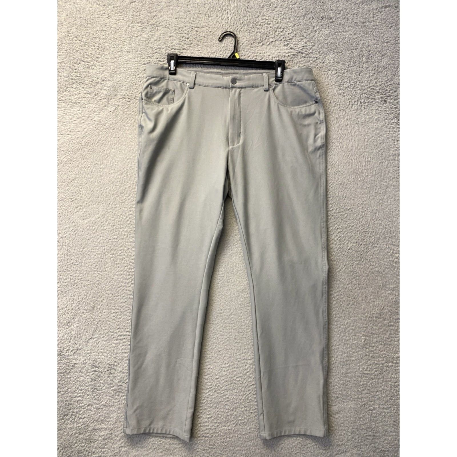 Vintage Greg Norman Men's Ultimate 5-Pocket Clubhouse Golf Pants ML75 38x32 Gray/129-15 Size US 38 / EU 54 - 2 Thumbnail