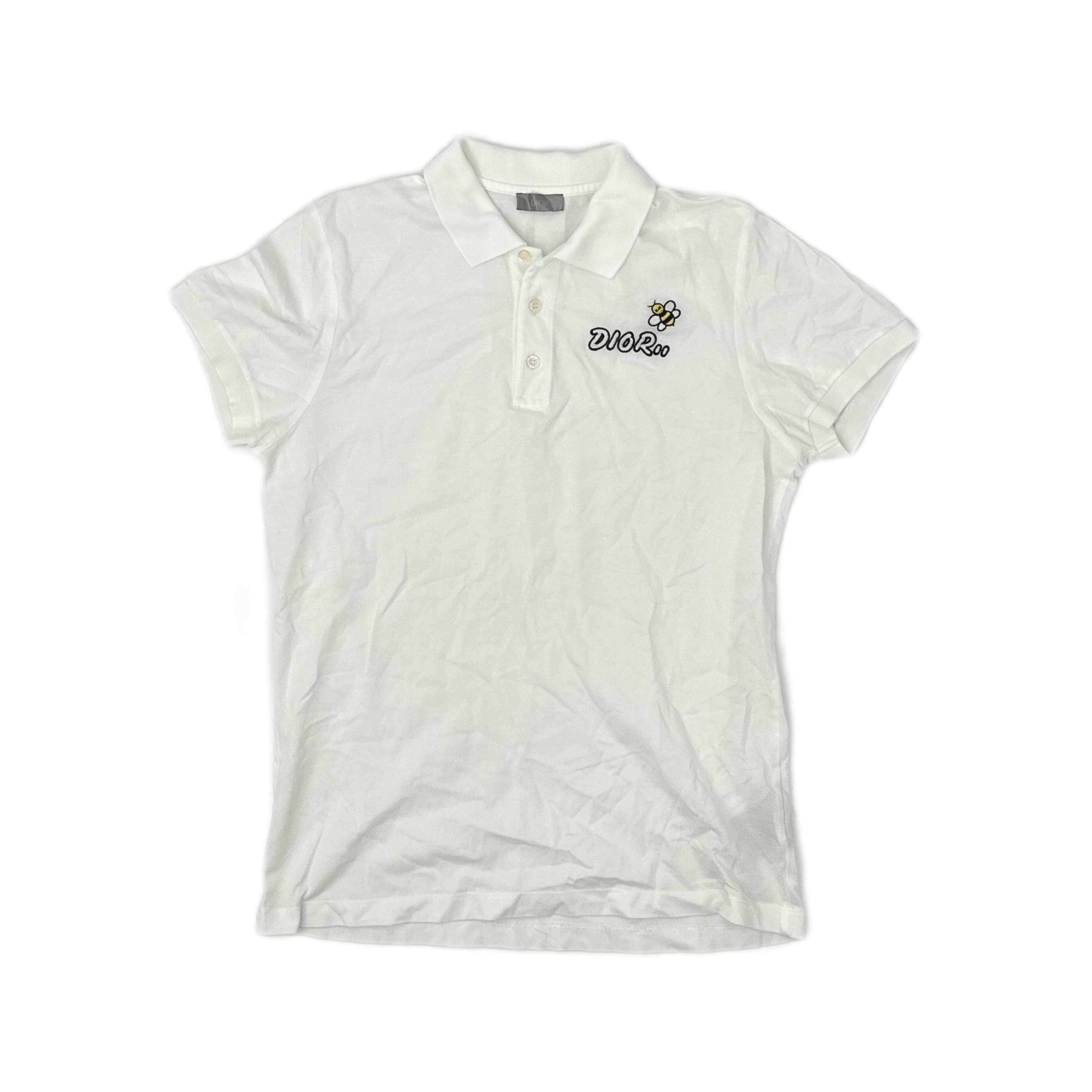 Dior Dior Bee Logo Polo Shirt Size M Size US M / EU 48-50 / 2 - 1 Thumbnail