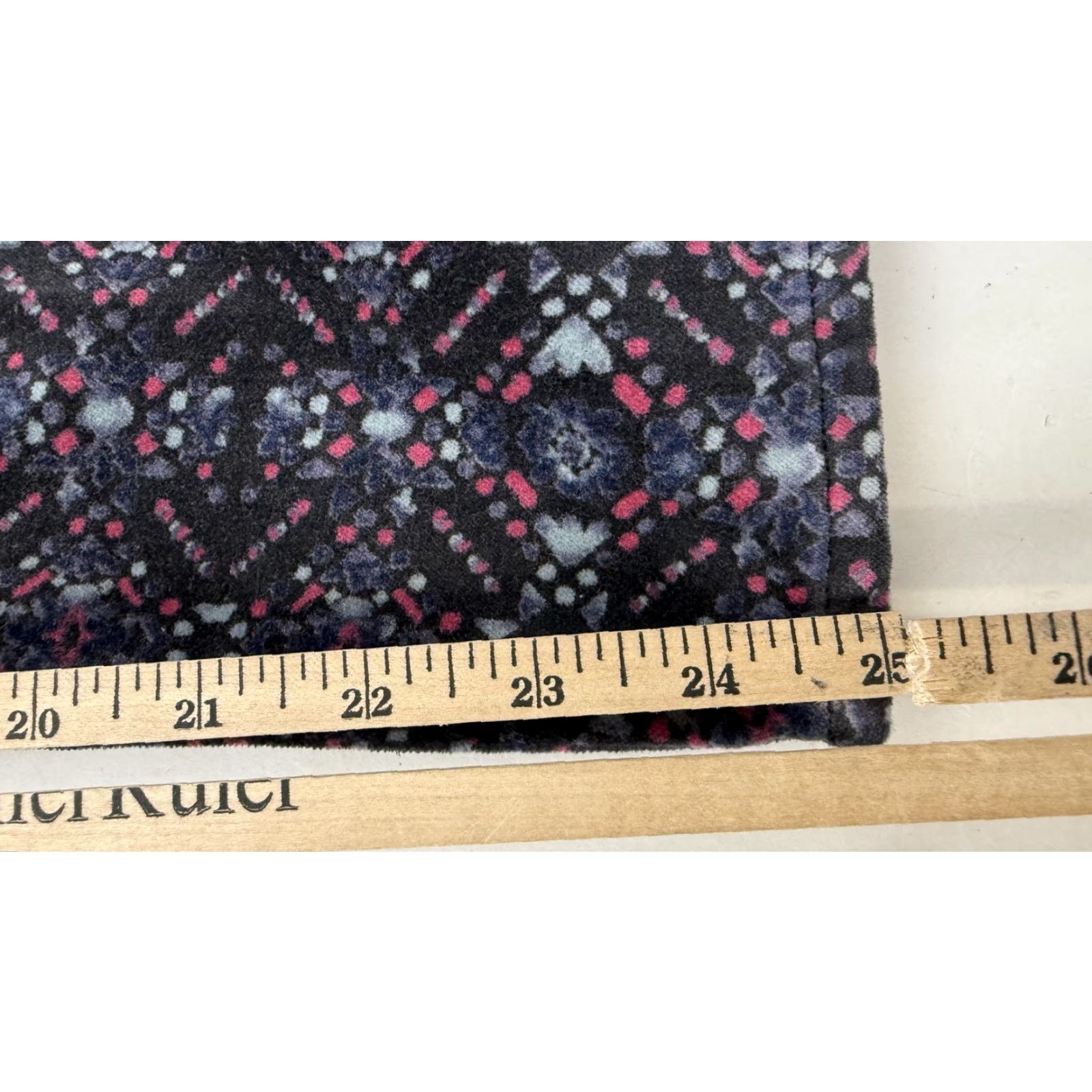 Free People Free People Pants Womens 27 Black Multicolor Geometric Skinny Jeggings Stretch Size 27" / US 4 / IT 40 - 6 Thumbnail