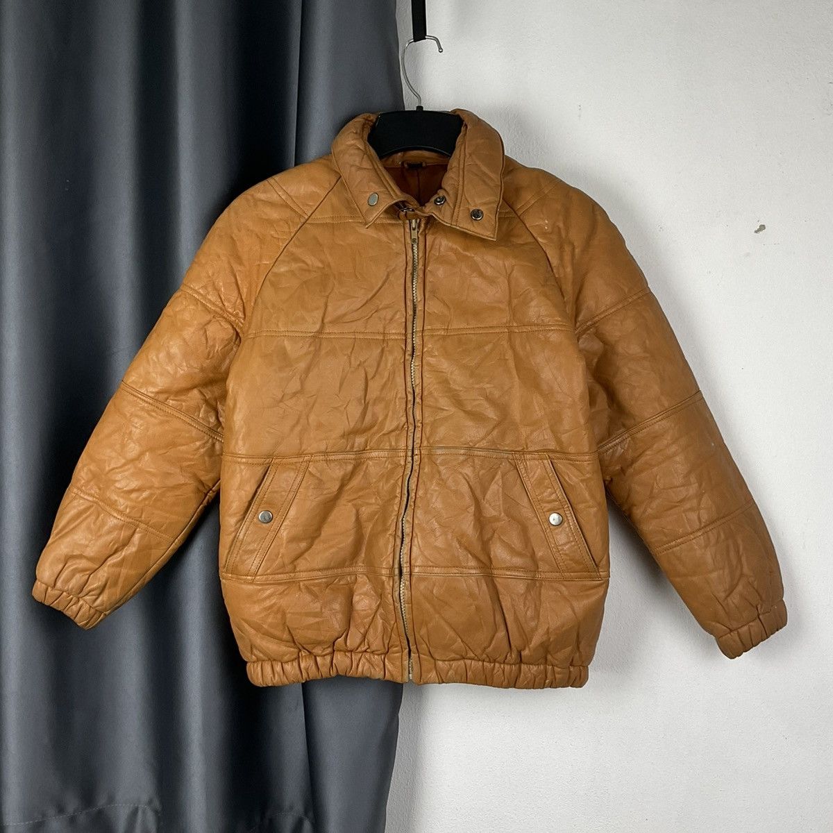 Genuine Leather × Japanese Brand Made in Japan cowhide down jacket Size US S / EU 44-46 / 1 - 2 Thumbnail