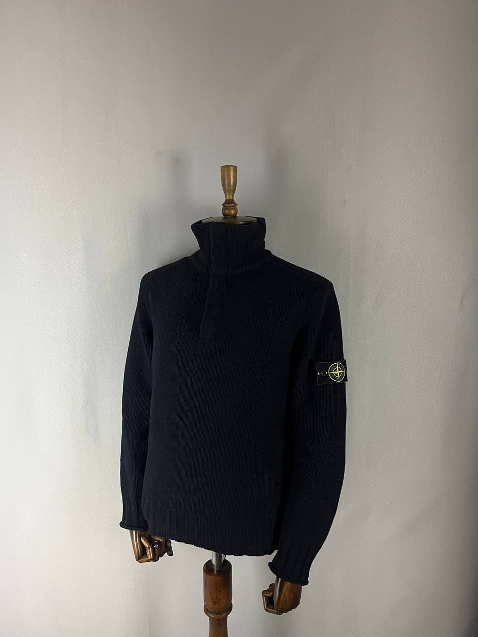 Stone Island Stone Island Sweater Wool Navy Size US L / EU 52-54 / 3 - 1 Thumbnail
