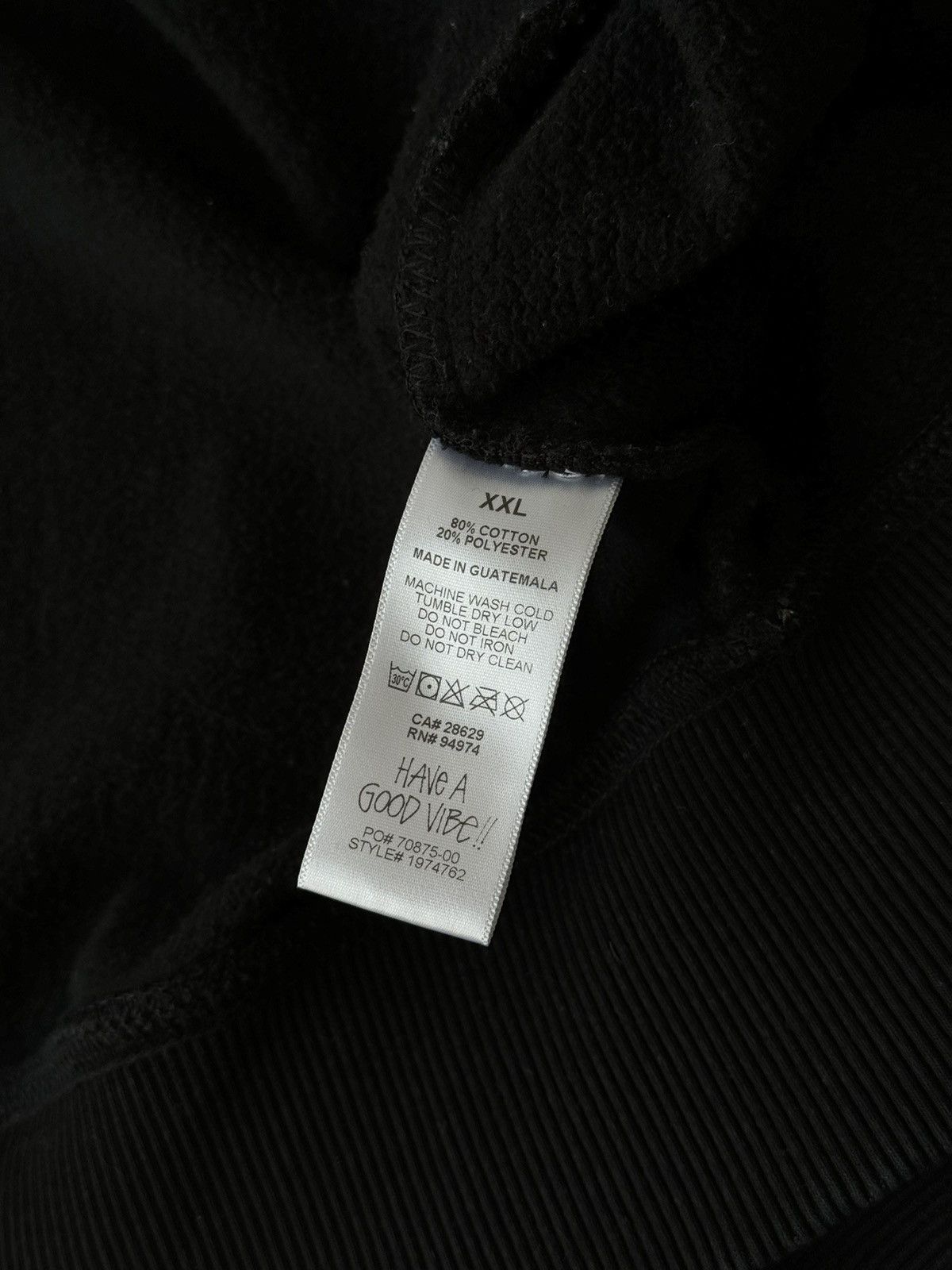Stussy × Vintage STUSSY Big Logo LOGO VINTAGE OVERSIZE Zip Up Black HOODIE Size US XXL / EU 58 / 5 - 10 Thumbnail