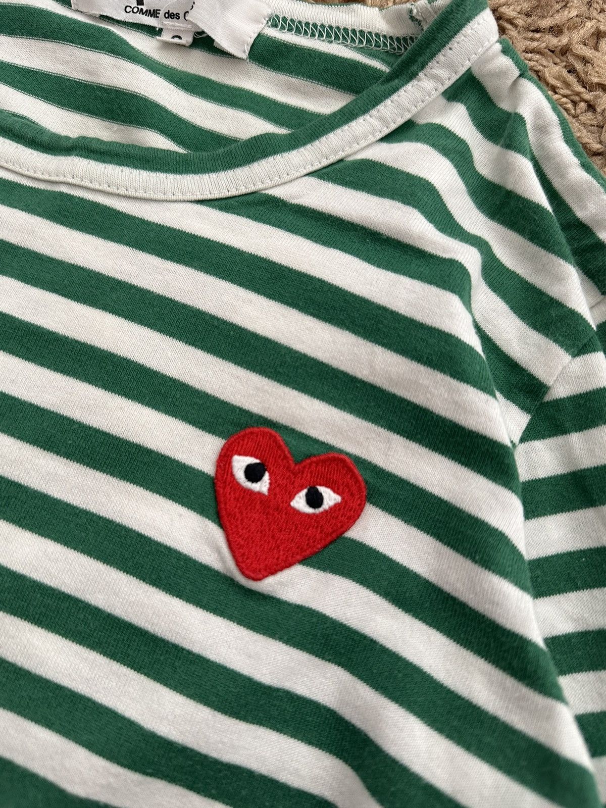 Comme des Garcons 🔥VINTAGE PLAY COMME DES GARCONS STRIPPED HEART LONG SLEEVE🔥 Size S / US 4 / IT 40 - 3 Thumbnail