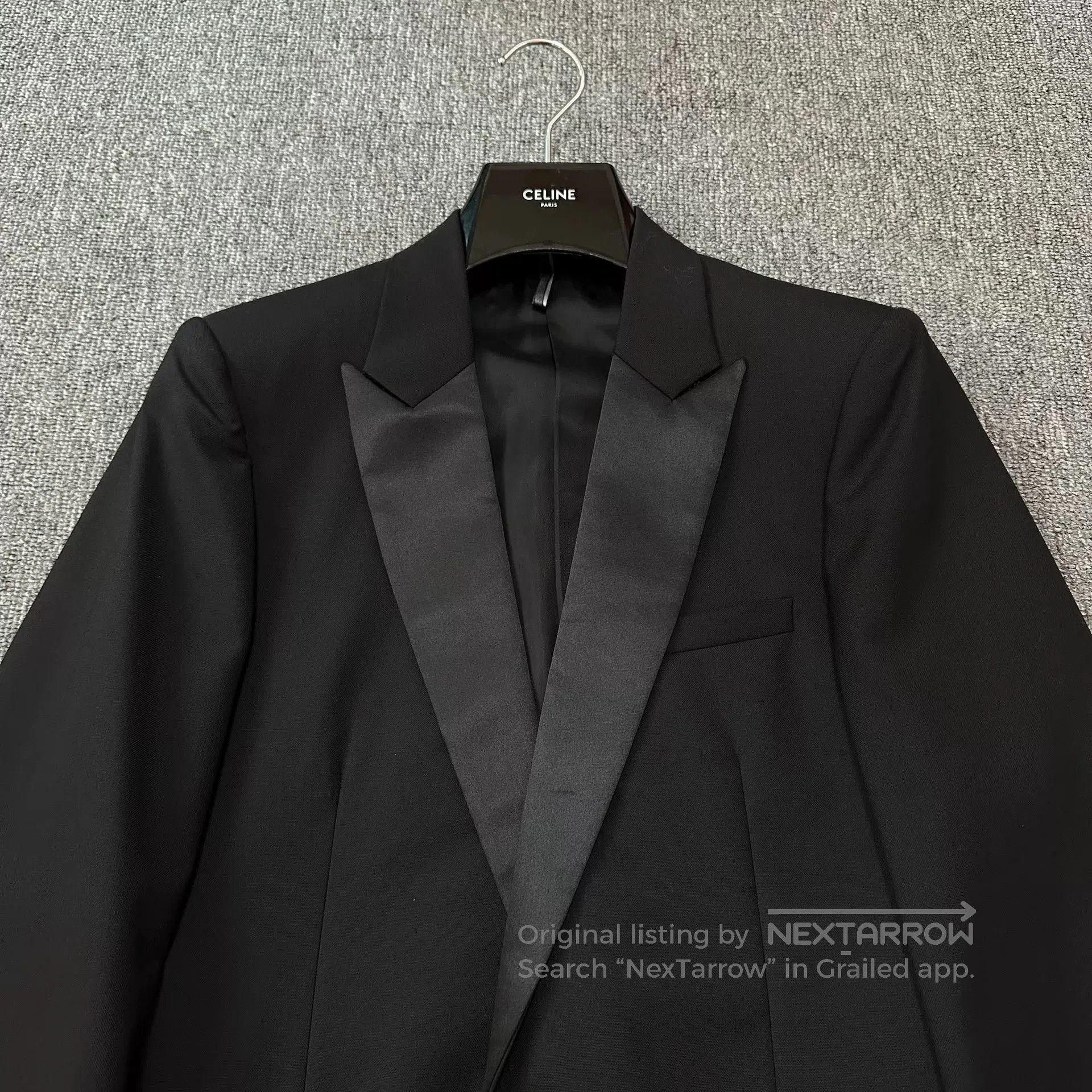 Hedi Slimane Dior Homme Silk Peak Lapel Smoking Suit. Size US S / EU 44-46 / 1 - 3 Thumbnail