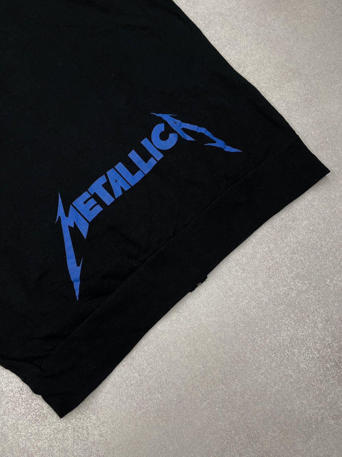Metallica Vintage APX Metallica Black Zip Hoodie Double Big Logo Skull Size US XL / EU 56 / 4 - 6 Thumbnail