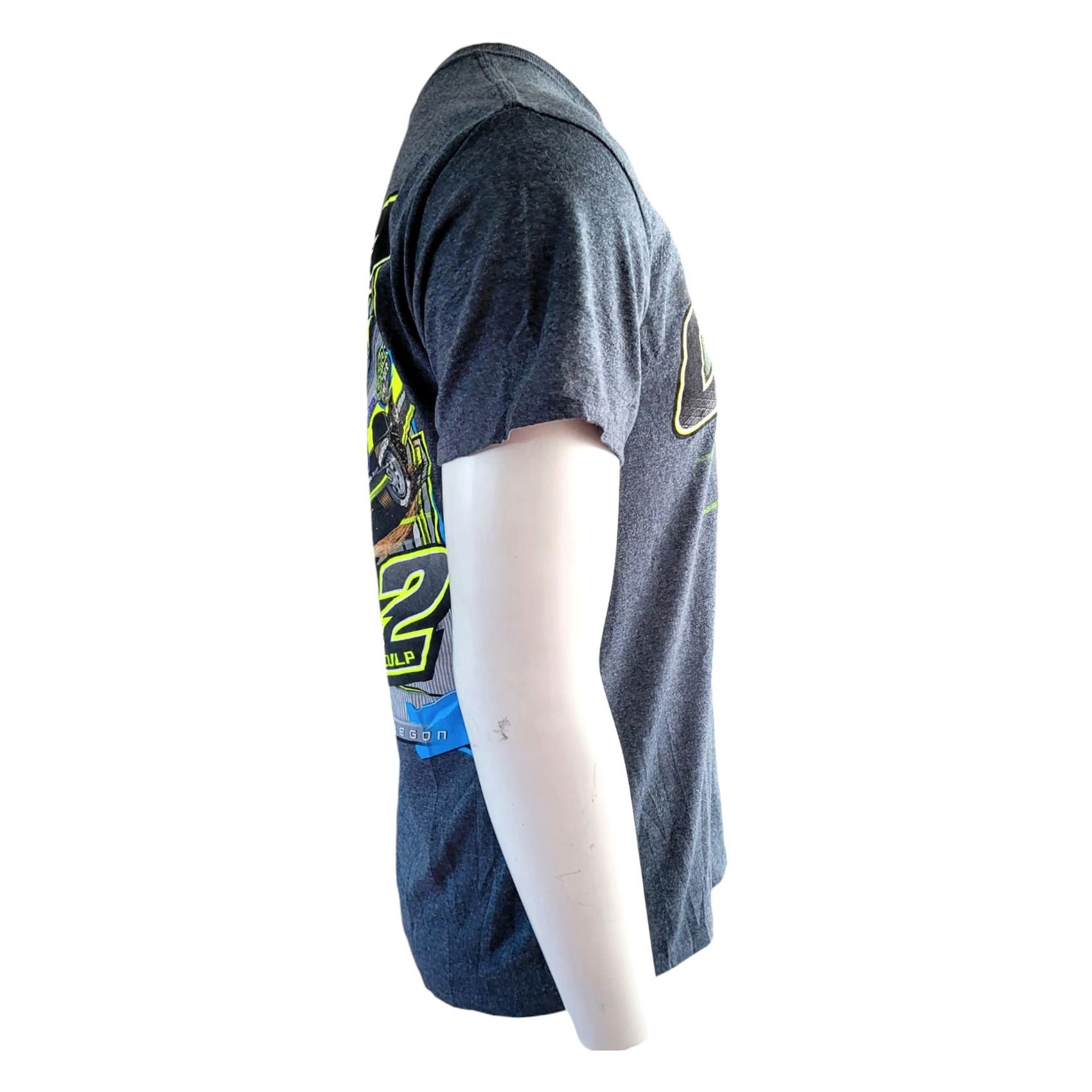 Gildan VINTAGE Gildan Dark Gray Paul Culp Racing T-Shirt M #42 Race Car Graphic Tee Unisex Adults Short Sleeve Crew Neck Cotton 50/50 Vintage Size US M / EU 48-50 / 2 - 5 Thumbnail