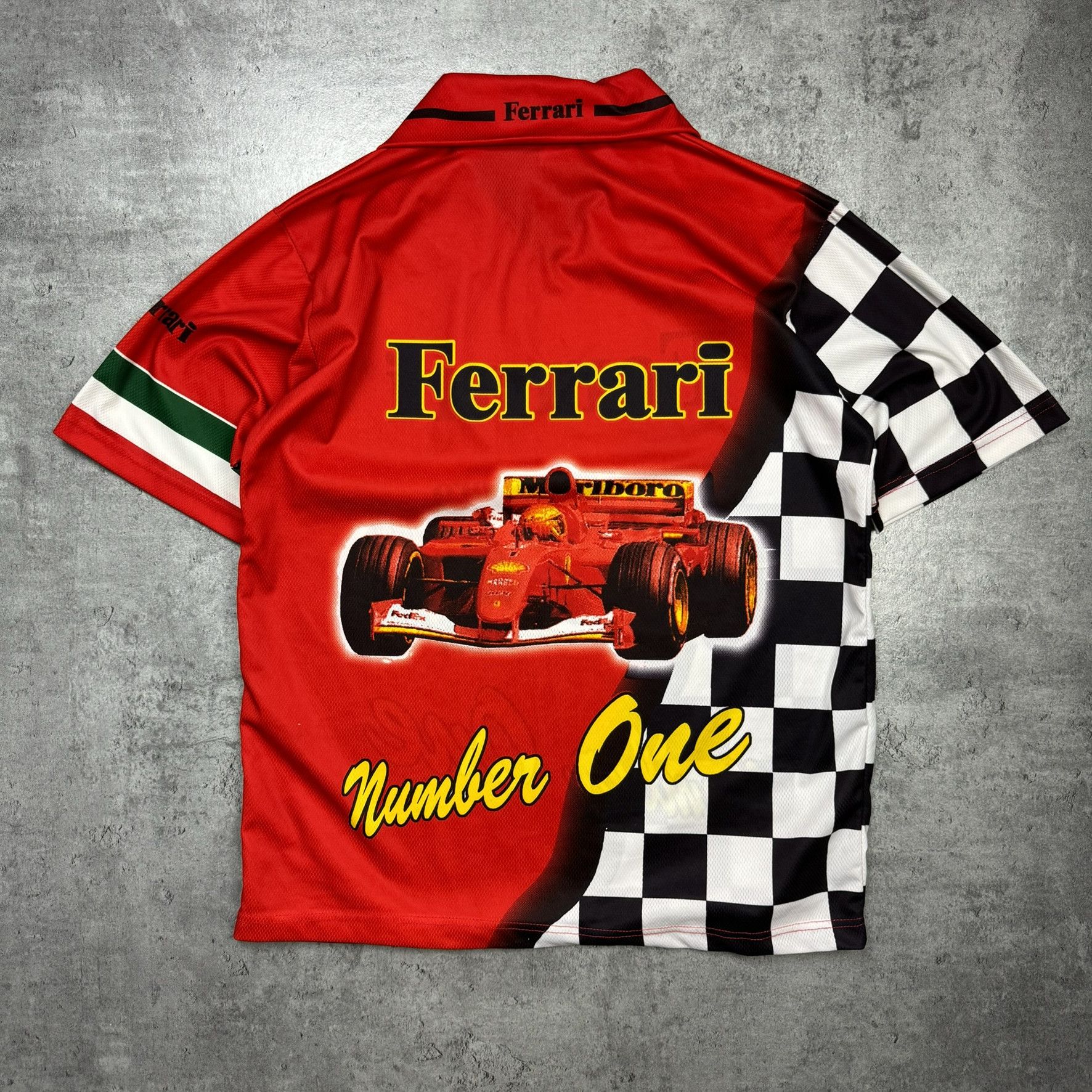 Ferrari × Formula 1 × Vintage Vintage Ferrari Formula 1 Jersey Tee Size US XL / EU 56 / 4 - 5 Thumbnail