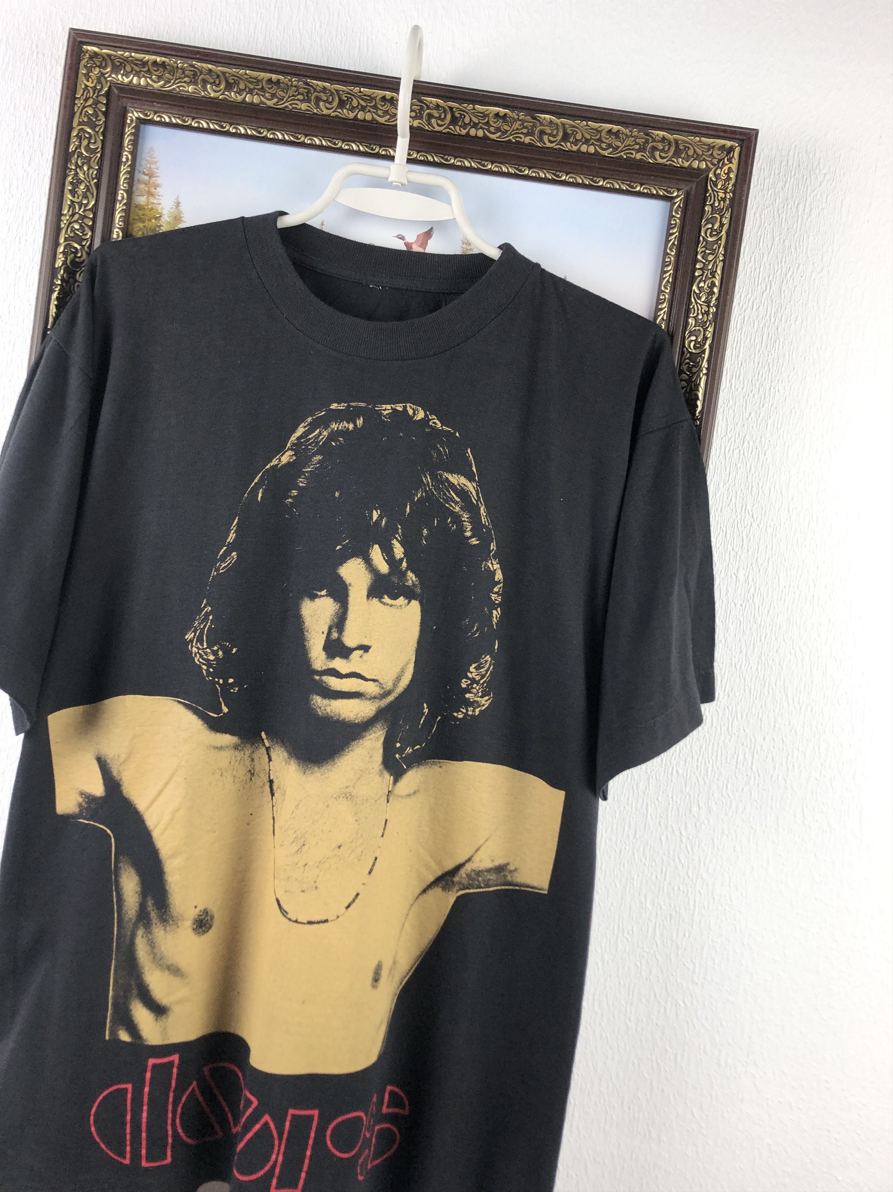 Band Tees Vintage 90's The Doors Jim Morrison Band Shirt Big Logo Tee Size US M / EU 48-50 / 2 - 4 Thumbnail