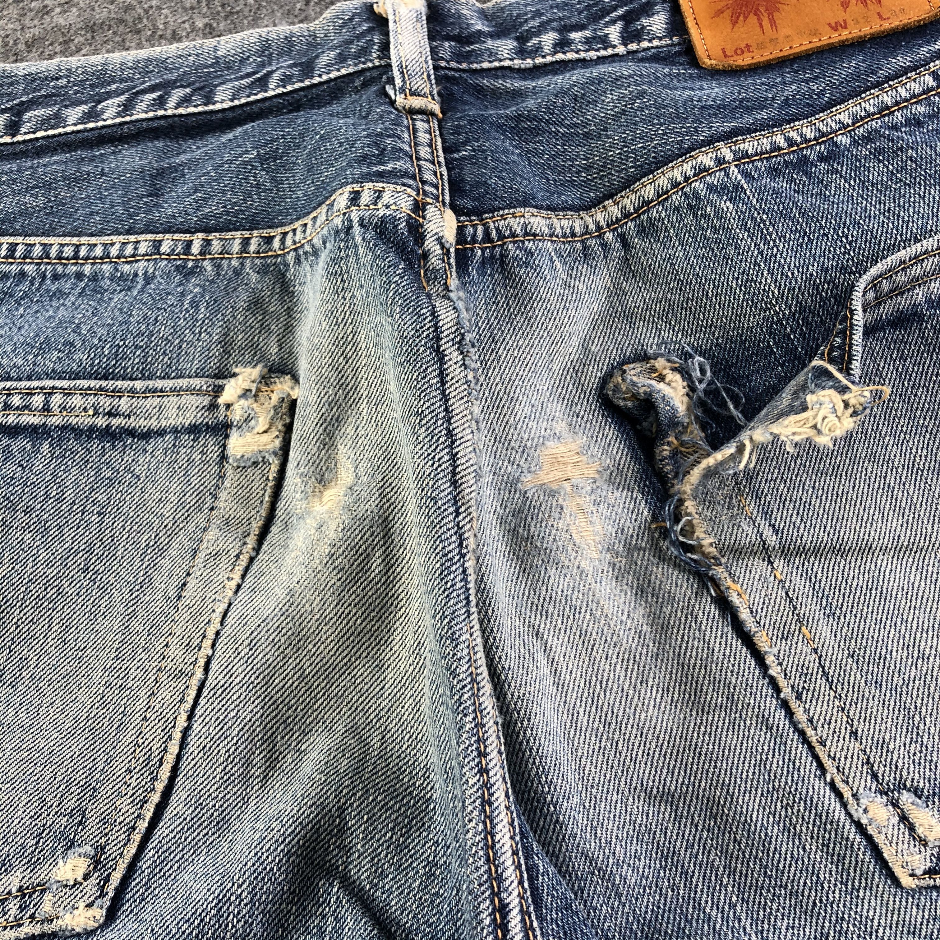 Japanese Brand × Vintage Vintage Bsc Japan Redline Jeans-J2949 Size US 30 / EU 46 - 7 Thumbnail