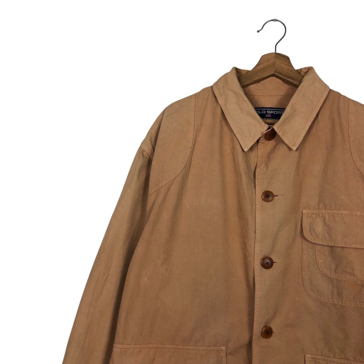 Japanese Brand 📌Polo Sport Sportsman Ralph Lauren Chore Jacket Duck Canvas Size US L / EU 52-54 / 3 - 8 Thumbnail
