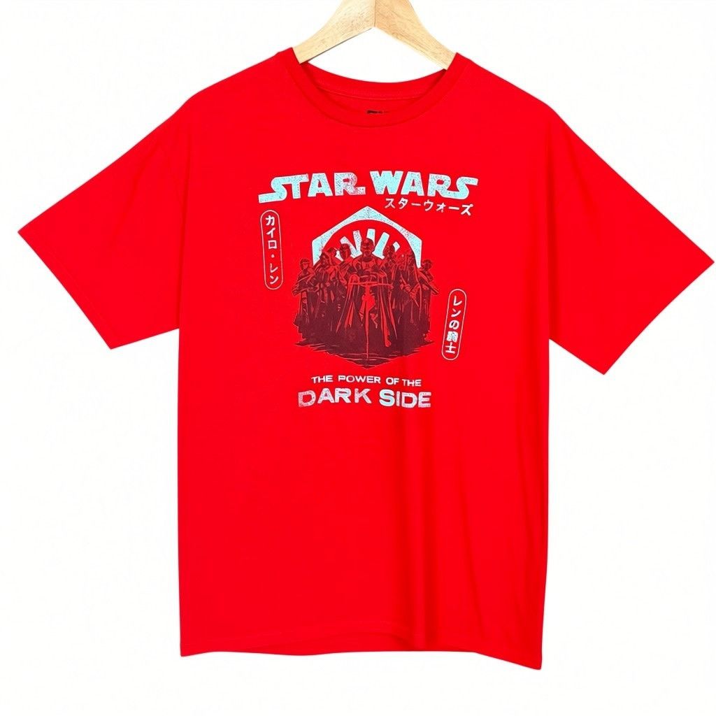 Star Wars Star Wars Power of The Dark Side Men's XL Red T-Shirt Size US XL / EU 56 / 4 - 1 Thumbnail