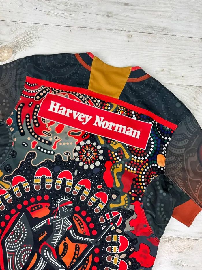 Other BLK NRL HARVEY NORMAN All Stars Rugby Shirt Jersey Size US L / EU 52-54 / 3 - 14 Thumbnail