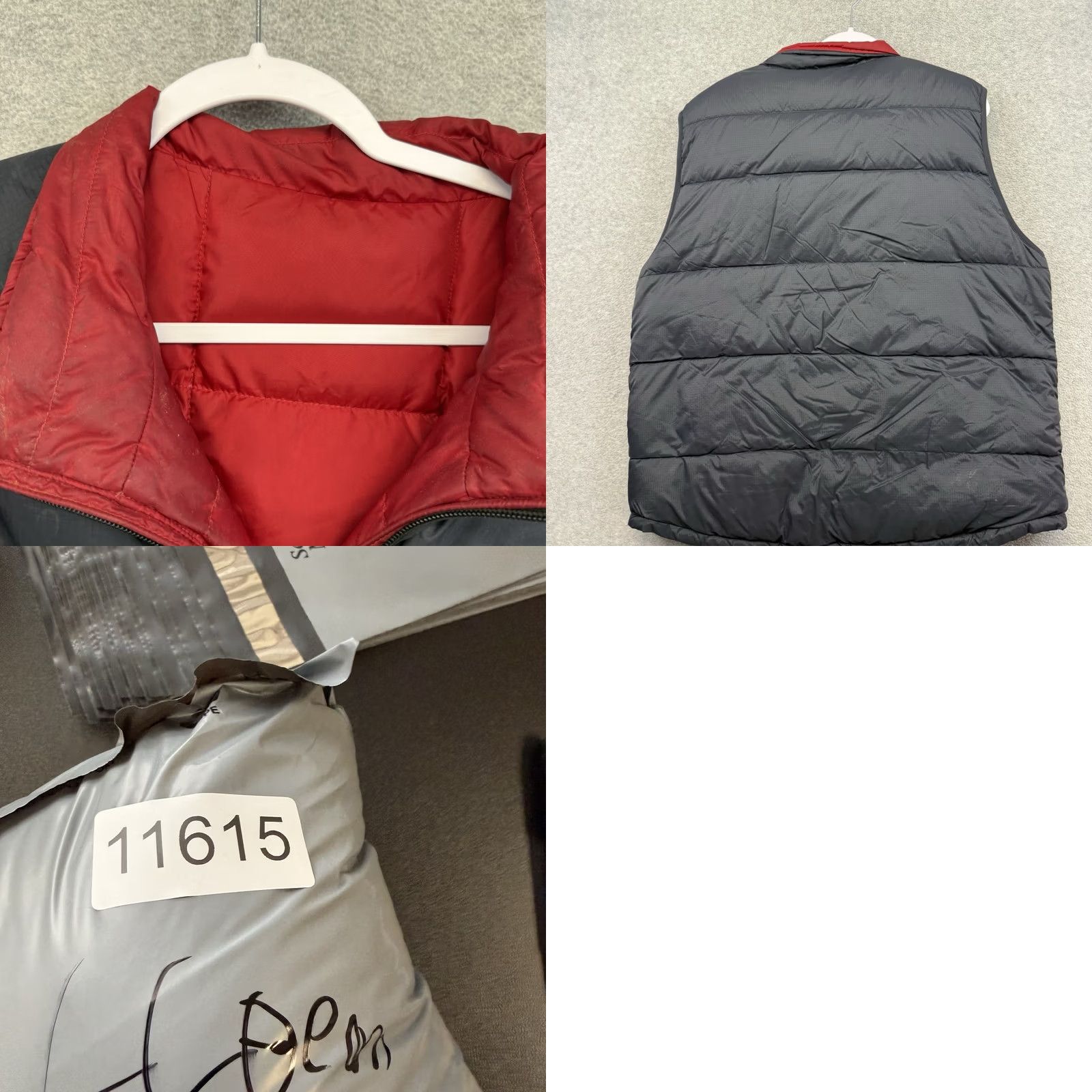 Vintage V.L.L.Bean Reversible Puffer Vest Vest Men XLT Tall Blue Red Full Zip XLT (Big & Tall) Size US XL / EU 56 / 4 - 8 Thumbnail