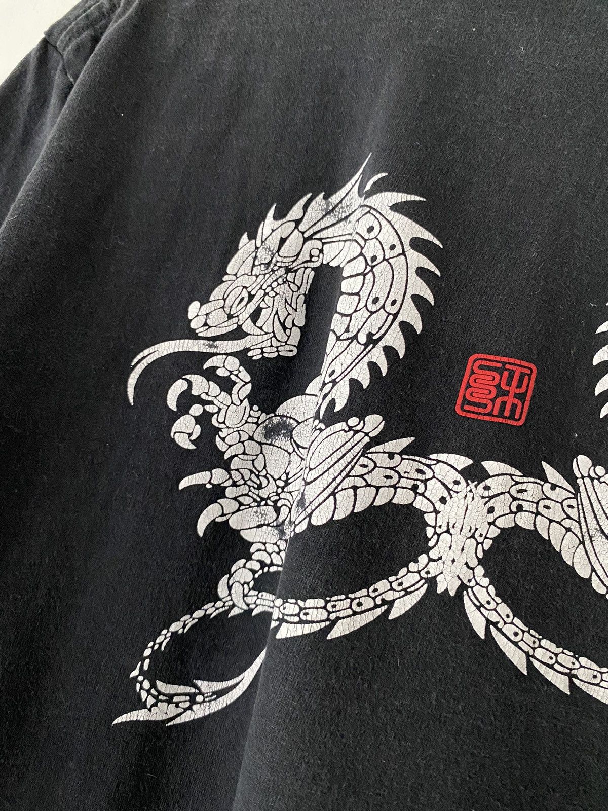 Stussy × Vintage Vintage Dragon Logo Stussy T-shirt Size US L / EU 52-54 / 3 - 10 Thumbnail