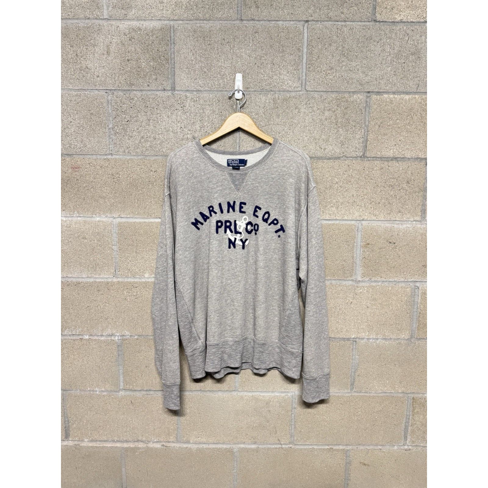 Ralph Lauren Polo Ralph Lauren Navy Marine Equip NY Embroidery Sweater Size US XXL / EU 58 / 5 - 1 Thumbnail