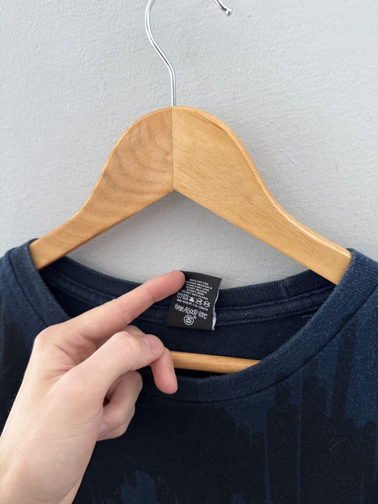 Stussy Stussy 8 Noise Tee 'Navy' T-shirt Size US L / EU 52-54 / 3 - 6 Thumbnail
