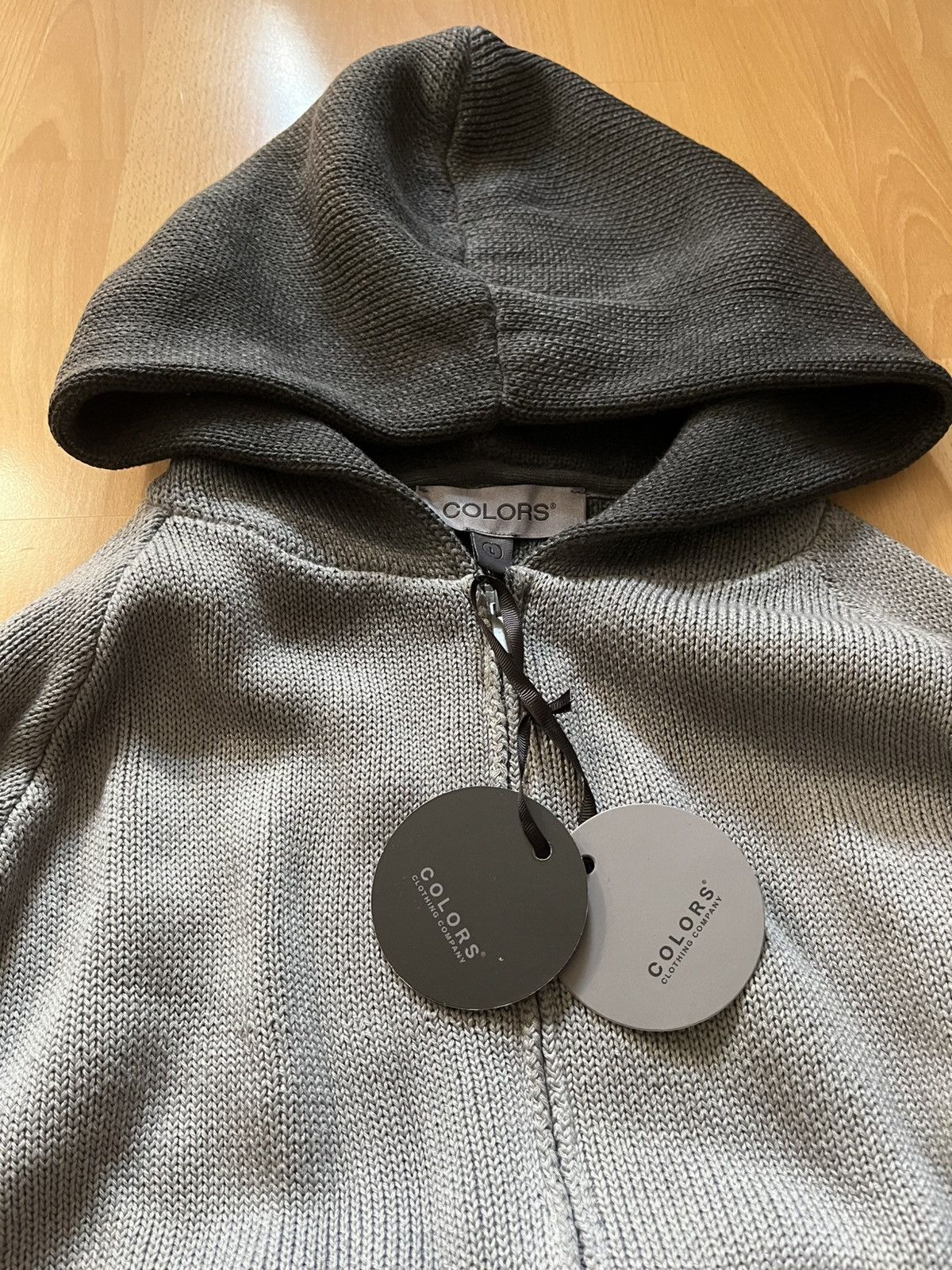 Colours Heavy cotton knit jacket with fading/gradient effect size L Size US L / EU 52-54 / 3 - 4 Thumbnail
