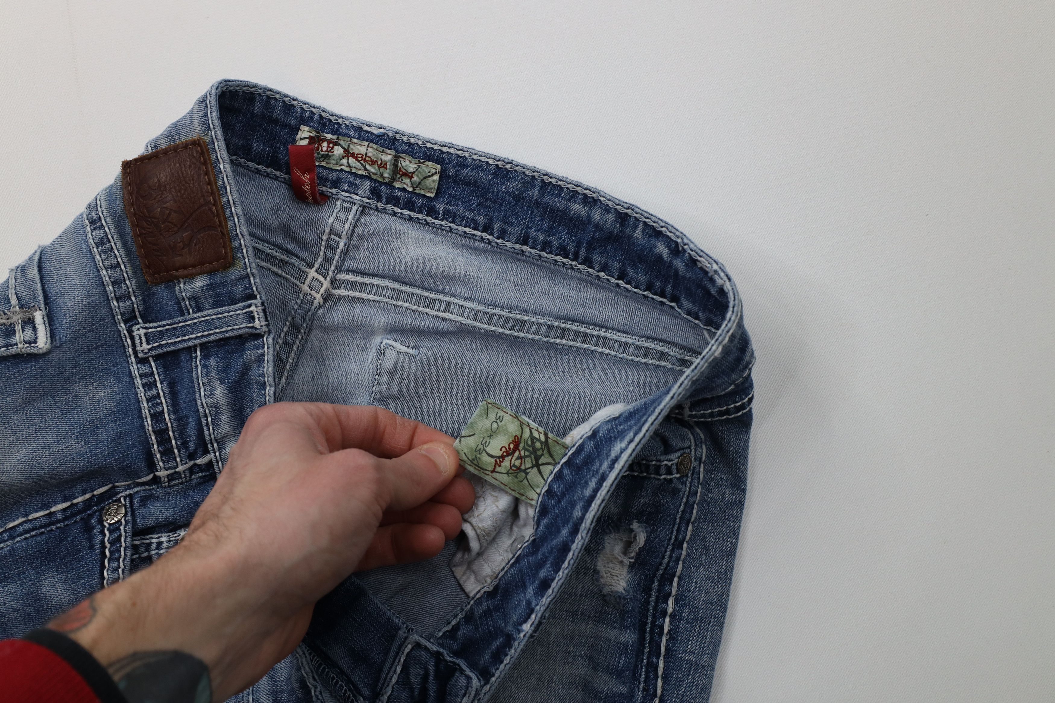 Vintage Buckle BKE Stitch Stretch Sabrina Bootcut Flared Jeans Size 30" / US 8 / IT 44 - 10 Thumbnail