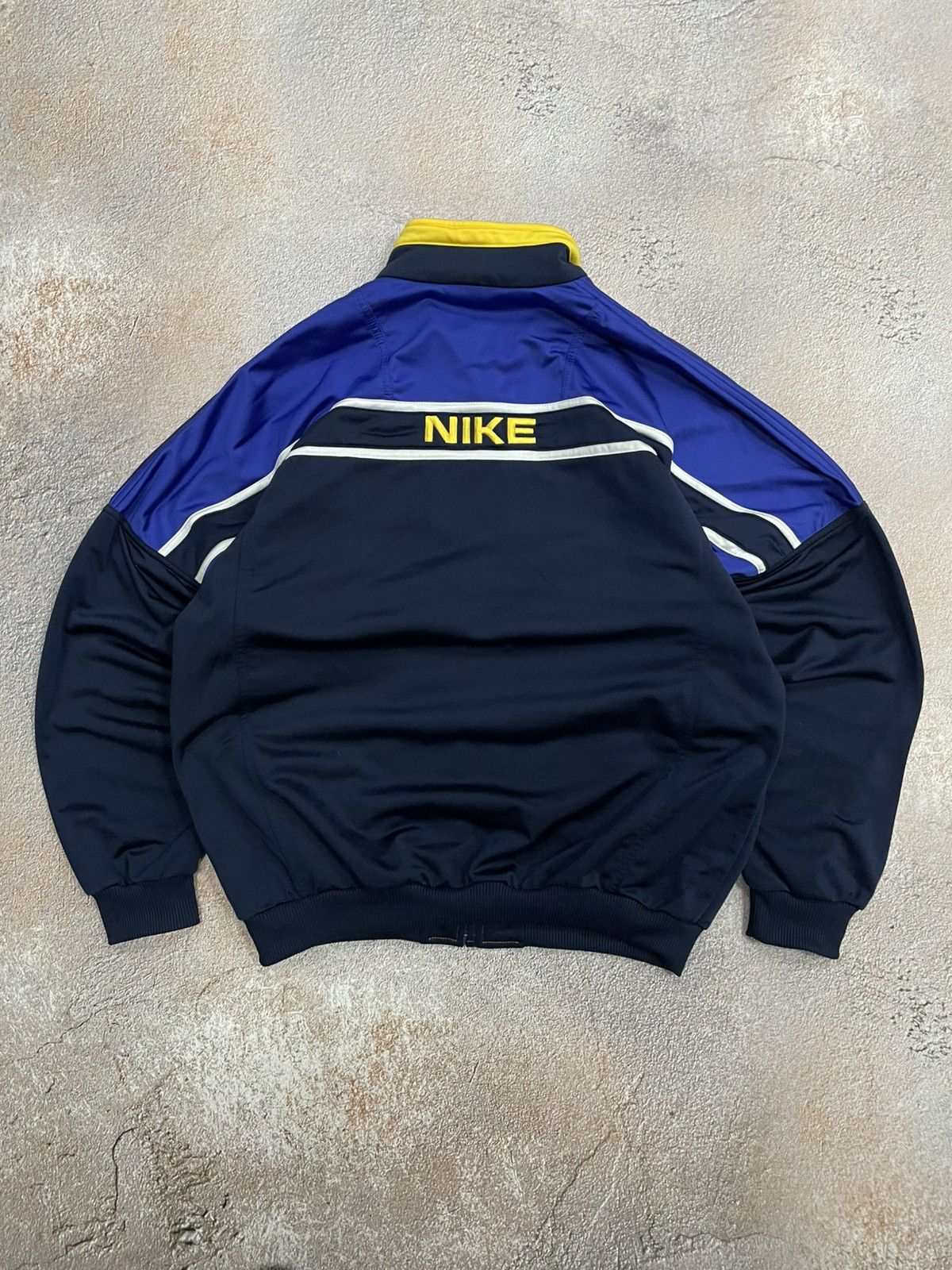 Nike Vintage Nike Big Swoosh Cotton Track Jacket Size US M / EU 48-50 / 2 - 10 Thumbnail