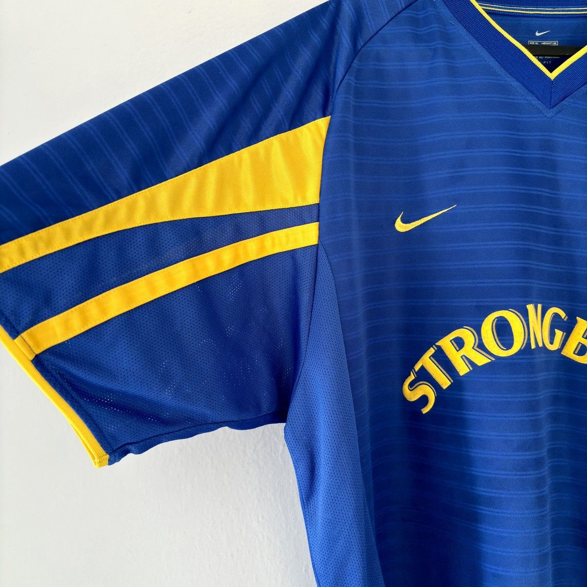 Nike × Vintage 2001 2003 Leeds United Nike Vintage Away Kit Soccer Jersey Size US XL / EU 56 / 4 - 5 Thumbnail
