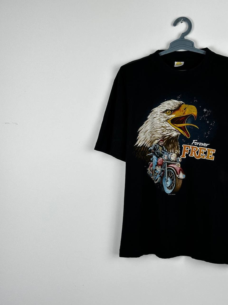 Harley Davidson × Vintage Vintage Harley Davidson Forever Free 90s Distressed T Shirt Size US XL / EU 56 / 4 - 2 Thumbnail