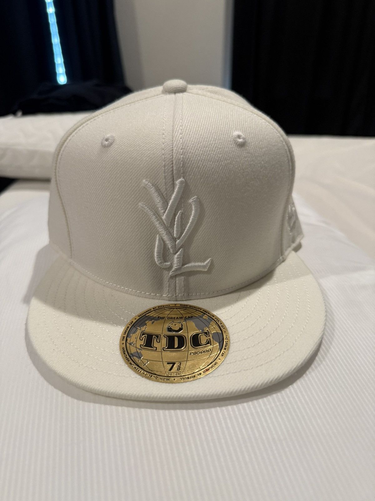 Playboi Carti YVL Fitted Hat White 7 3/8 | Grailed