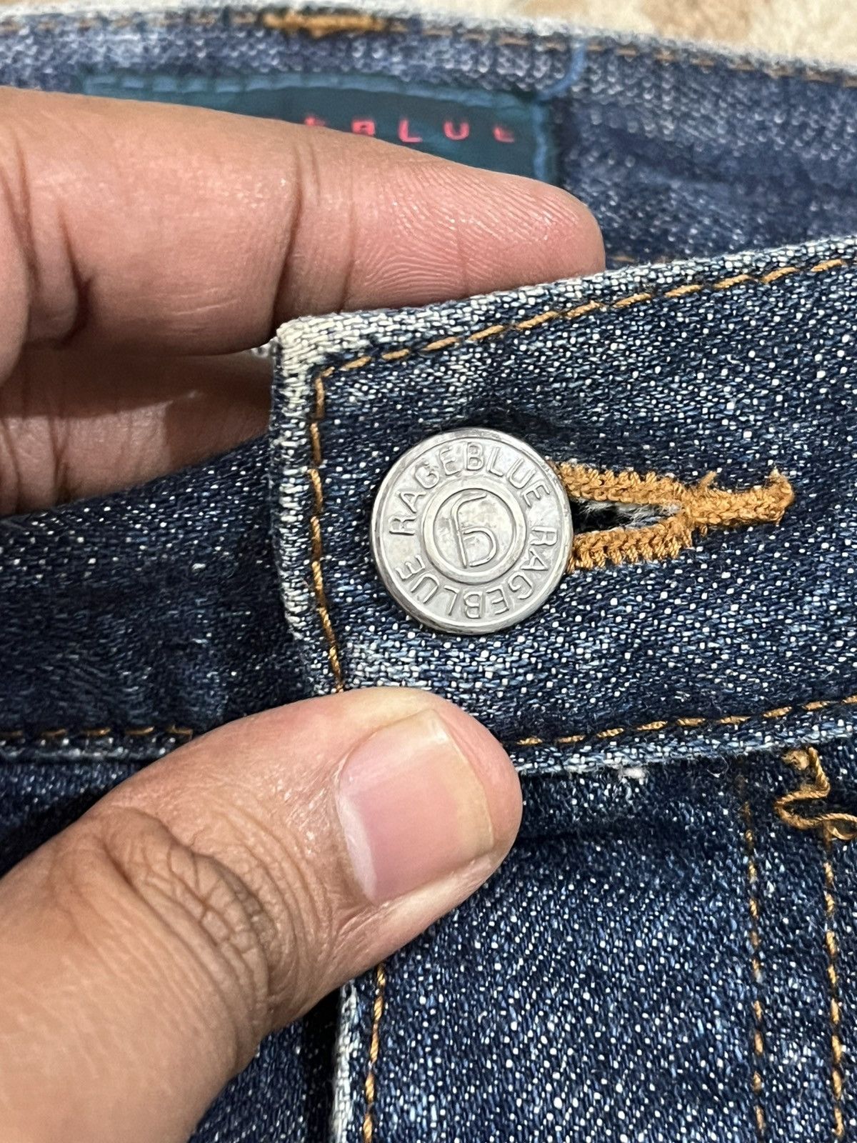 RAGEBLUE Vintage Rageblue Zipper Pocket Denim Size US 32 / EU 48 - 10 Thumbnail