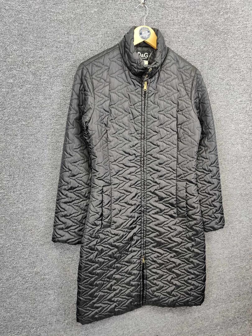 Dolce & Gabbana Dolce & Gabbana Italy Quilted Long Jacket Size US XS / EU 42 / 0 - 5 Thumbnail