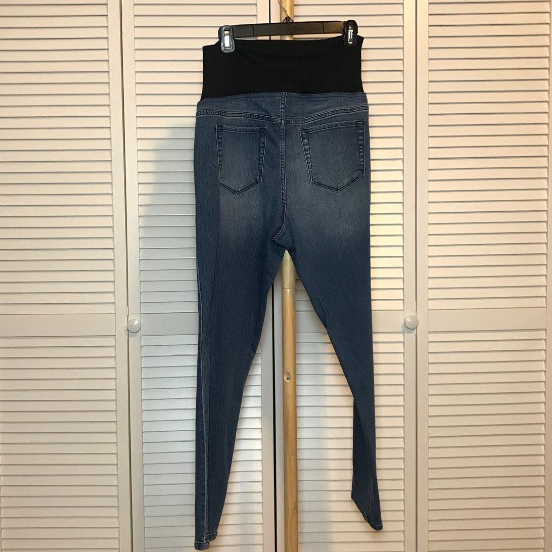 Other Isabel Maternity Blue Denim Jegging Tapered Jeans 12 Size 34" / US 12 / IT 48 - 2 Thumbnail