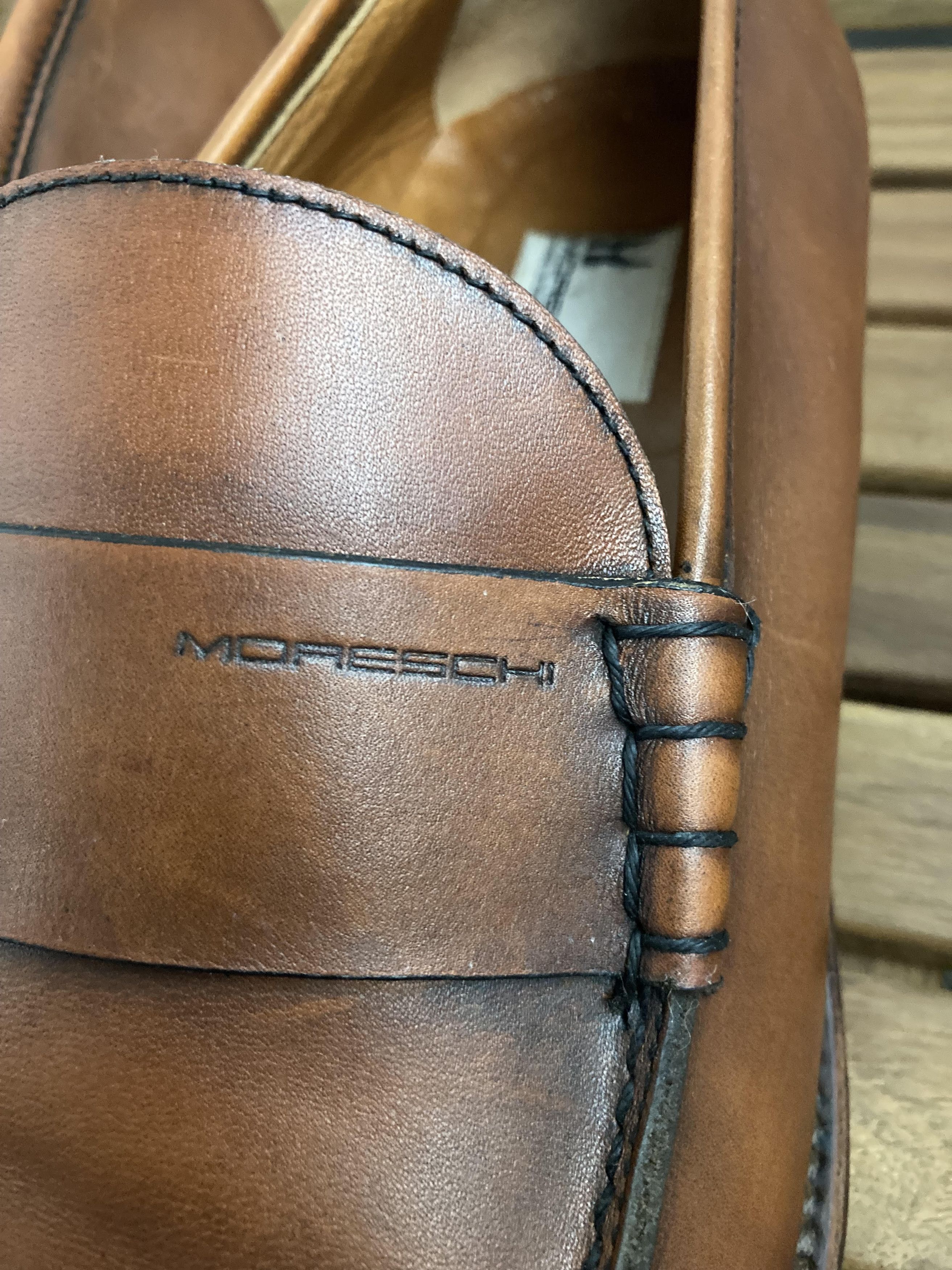 Moreschi Vintage Moreschi Loafer - Cognac Brown Made In Italy Size US 10 / EU 43 - 5 Thumbnail