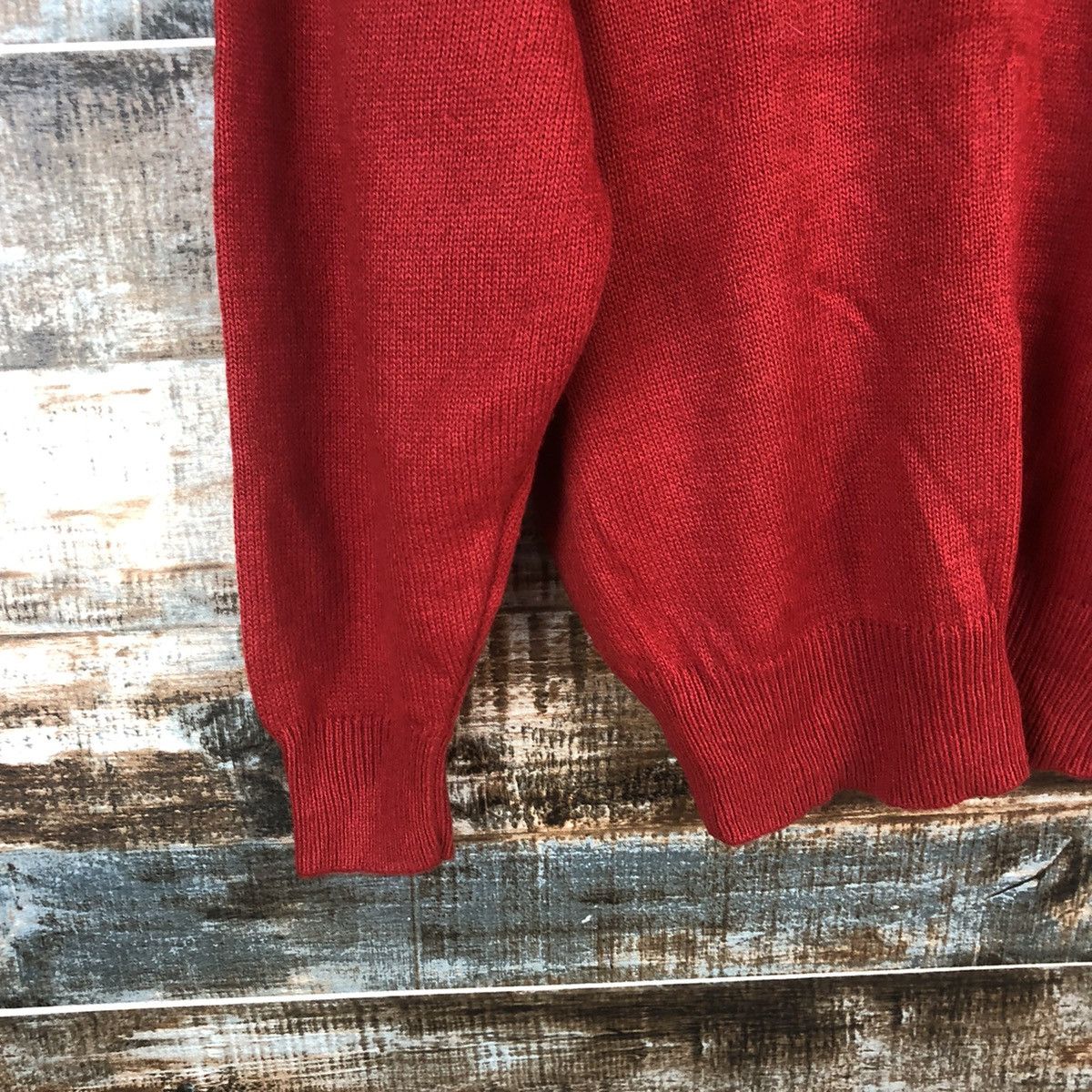 Homespun Knitwear DLL Japan vintage art Red Knitwear sweatshirt #C015 Size US S / EU 44-46 / 1 - 14 Thumbnail