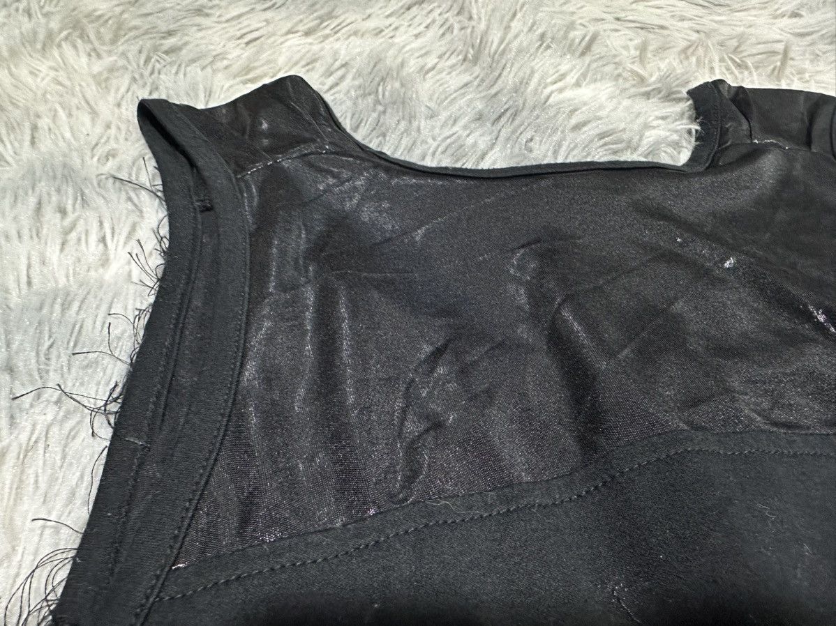 If Six Was Nine 🔥Sick Y2K Swan Lake Black Fur Tank Top Vkel Goth Punk Size US M / EU 48-50 / 2 - 7 Thumbnail