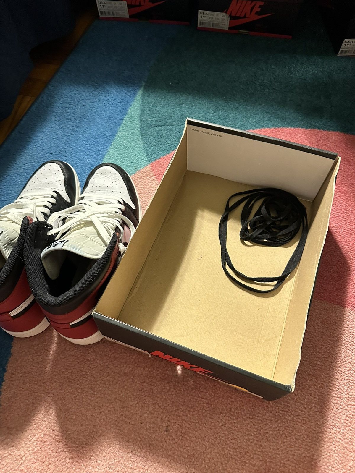 Jordan Brand Jordan 1 Retro “Black Toe” 2013 Size US 11.5 / EU 44-45 - 9 Thumbnail