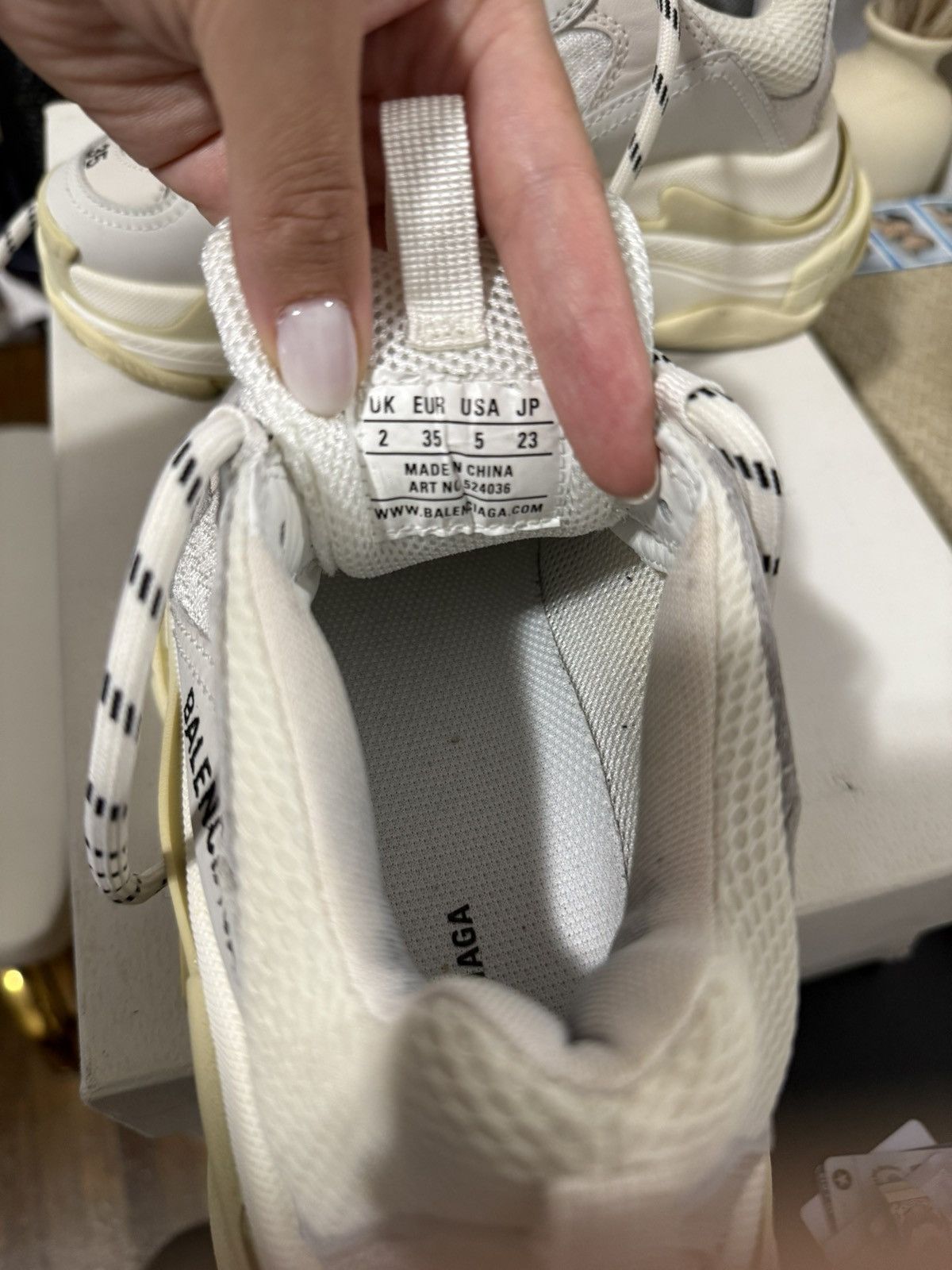 Balenciaga Triple S Net/Net *Rare* Size US 5 / IT 35 - 3 Thumbnail
